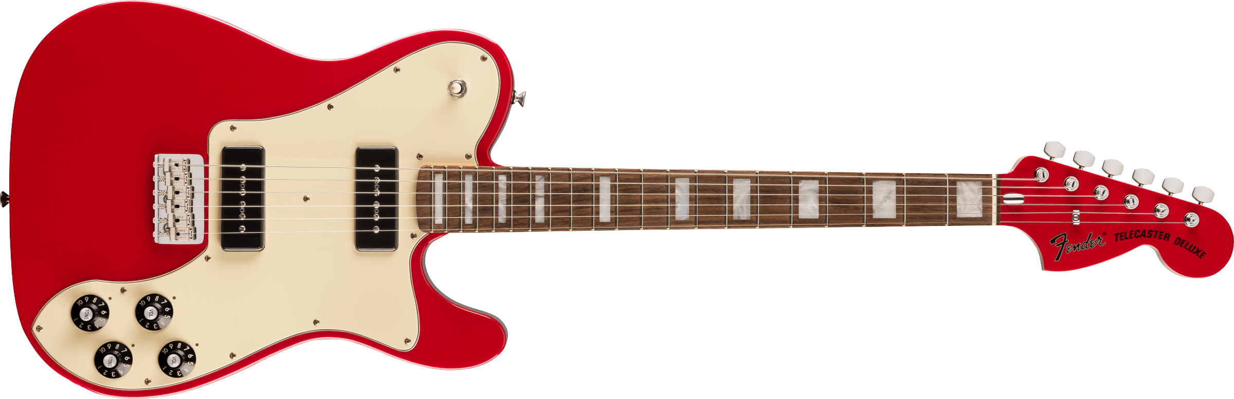 Fender USA Chris Shiflett Cleaver Telecaster Deluxe, Rosewood Fingerboard, Dakota Red 0117450754