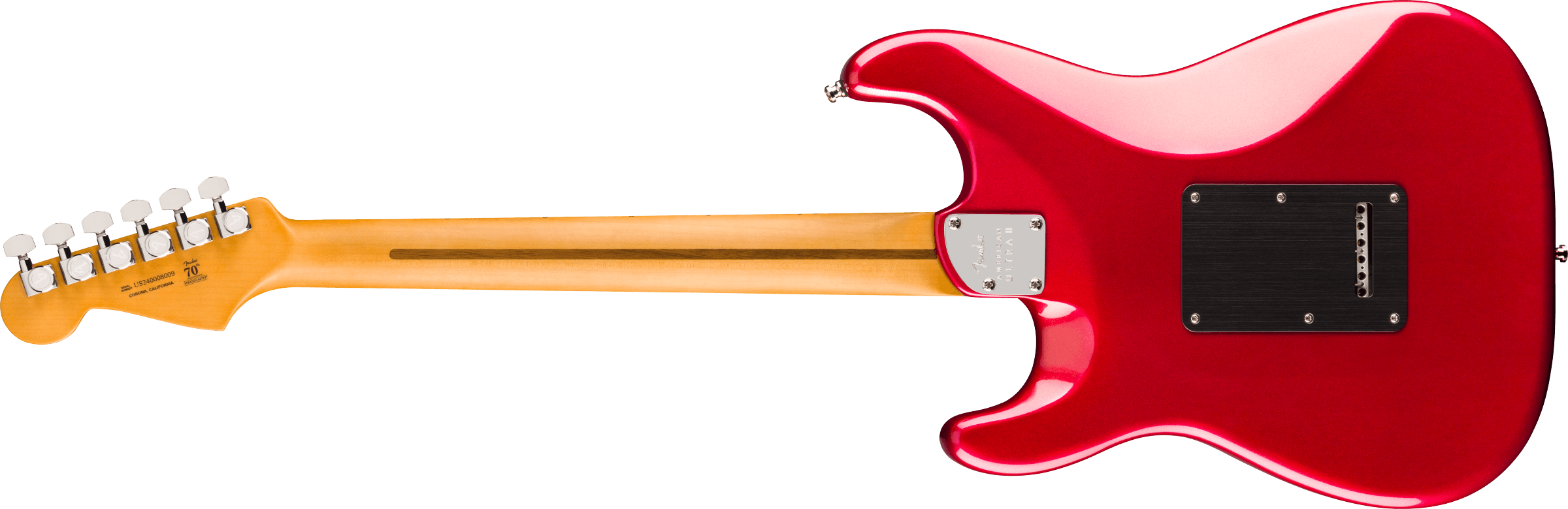 Fender American Ultra II Stratocaster Maple Fingerboard, Sinister Red 0119142799