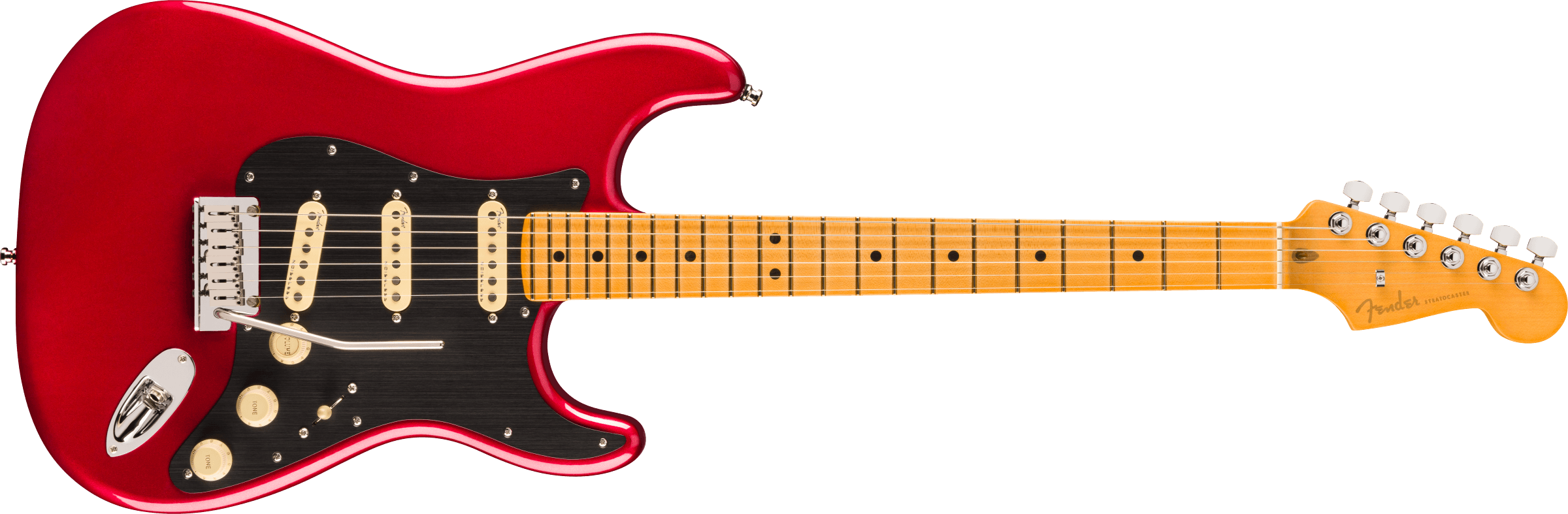 Fender American Ultra II Stratocaster Maple Fingerboard, Sinister Red 0119142799