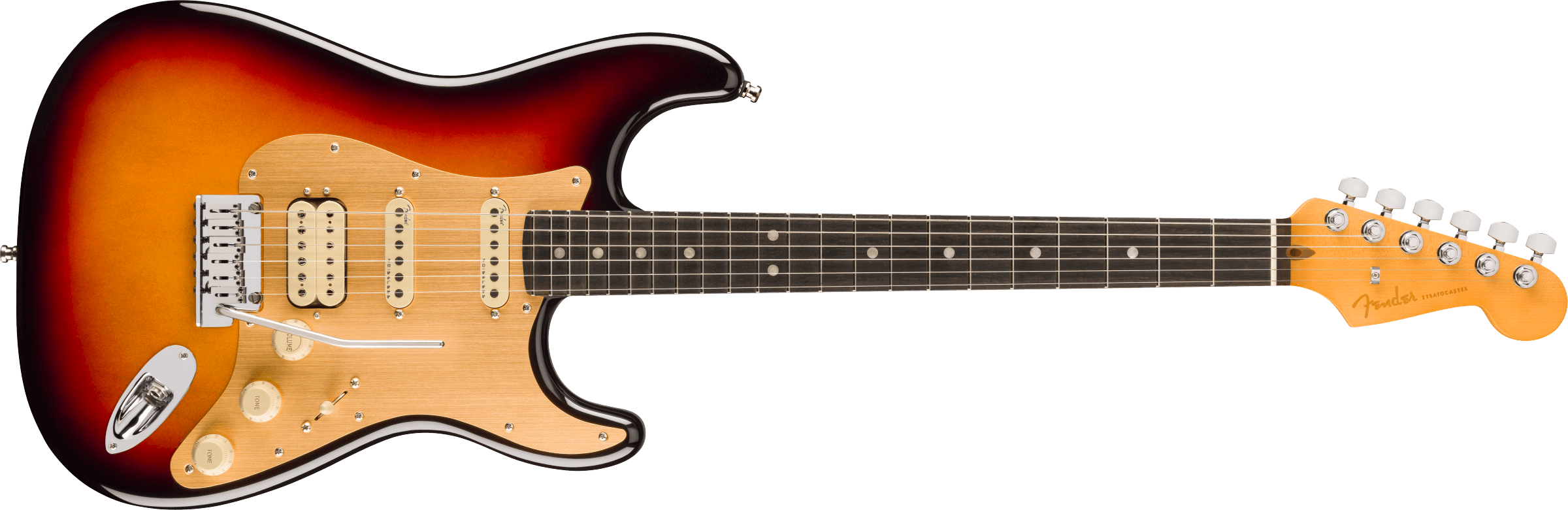 Fender American Ultra II Stratocaster® HSS, Ebony Fingerboard, Ultraburst 0119151712