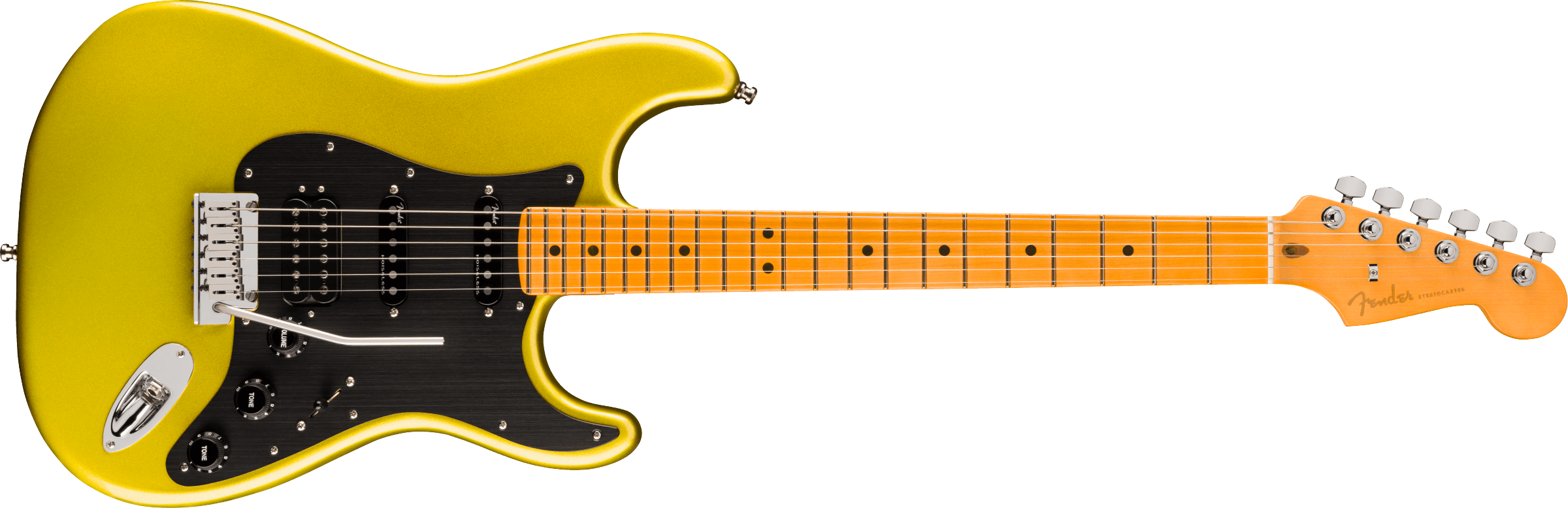 Fender American Ultra II Stratocaster HSS, Maple Fingerboard, Solar Flare 0119152733