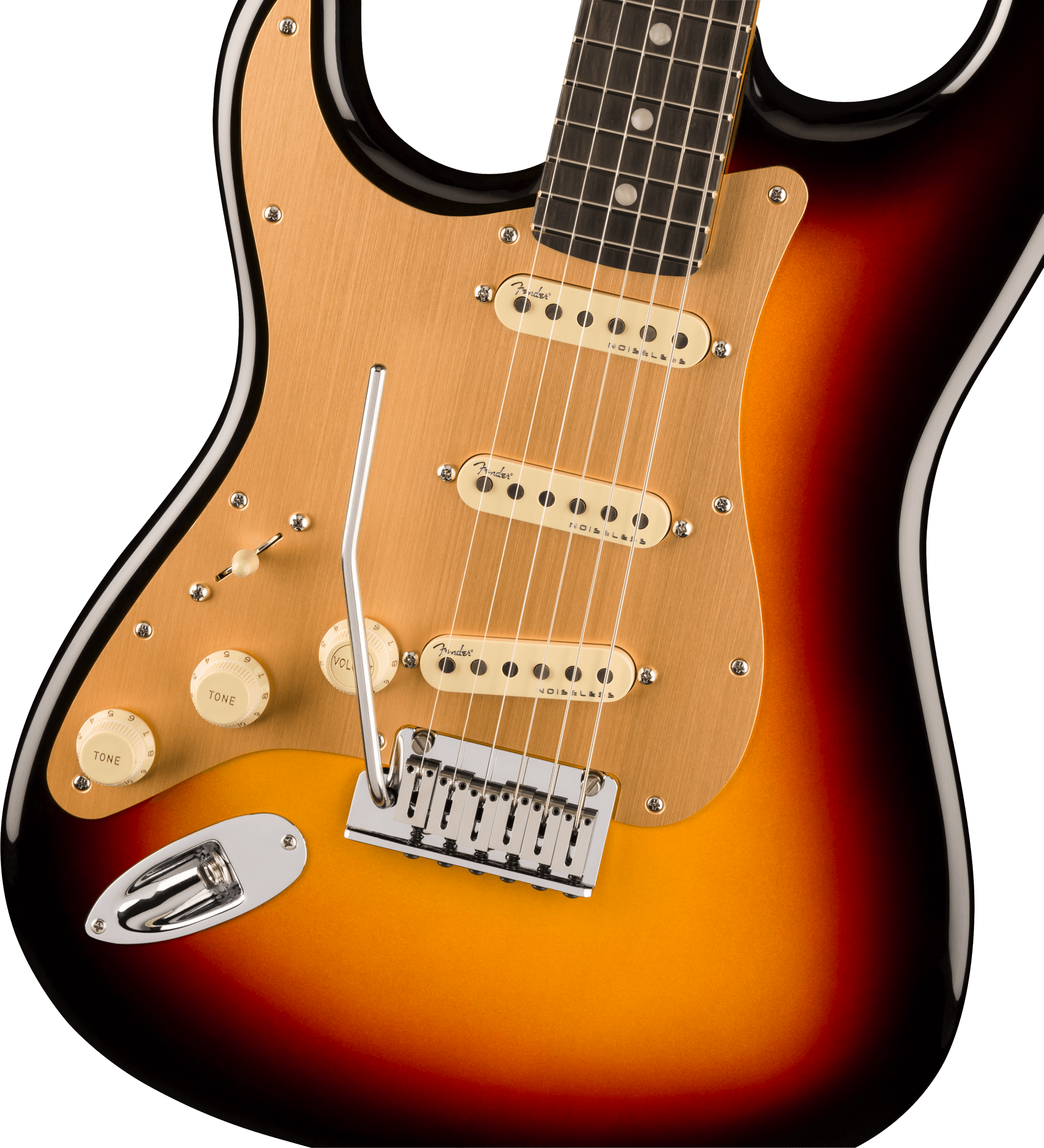 Fender American Ultra II Stratocaster Left Hand Ebony Fingerboard, Ultraburst 0119161712