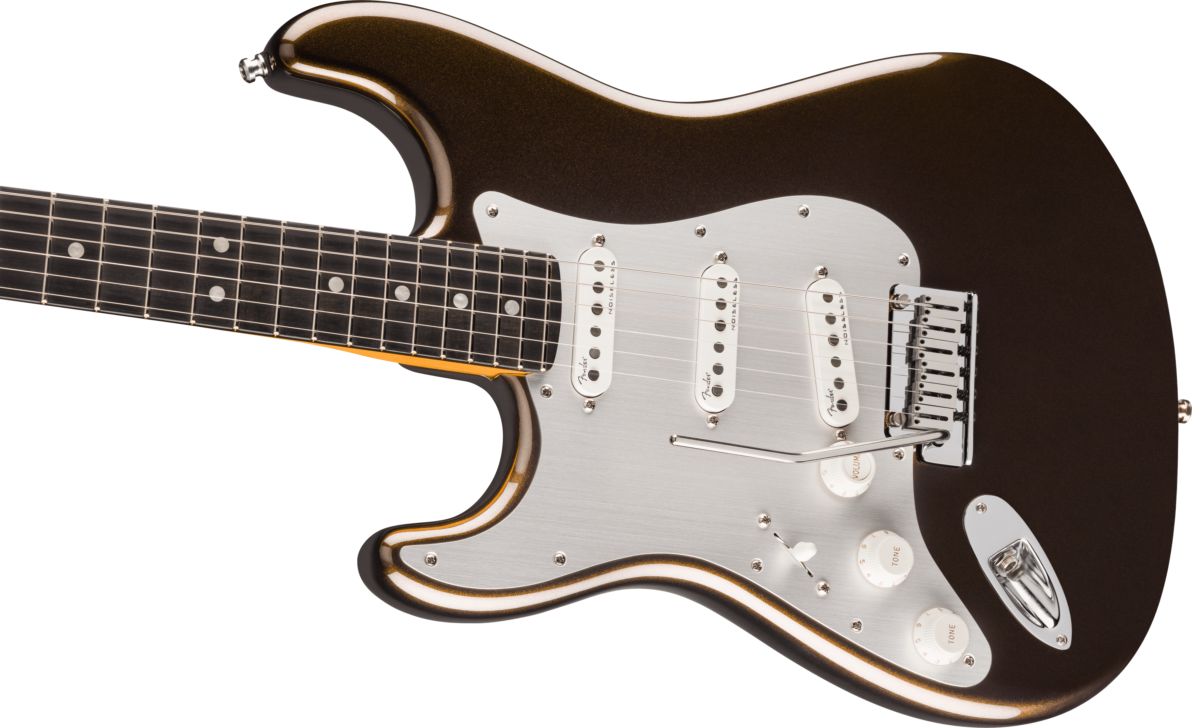 Fender American Ultra II Stratocaster Left Hand Ebony Fingerboard, Texas Tea 0119161790