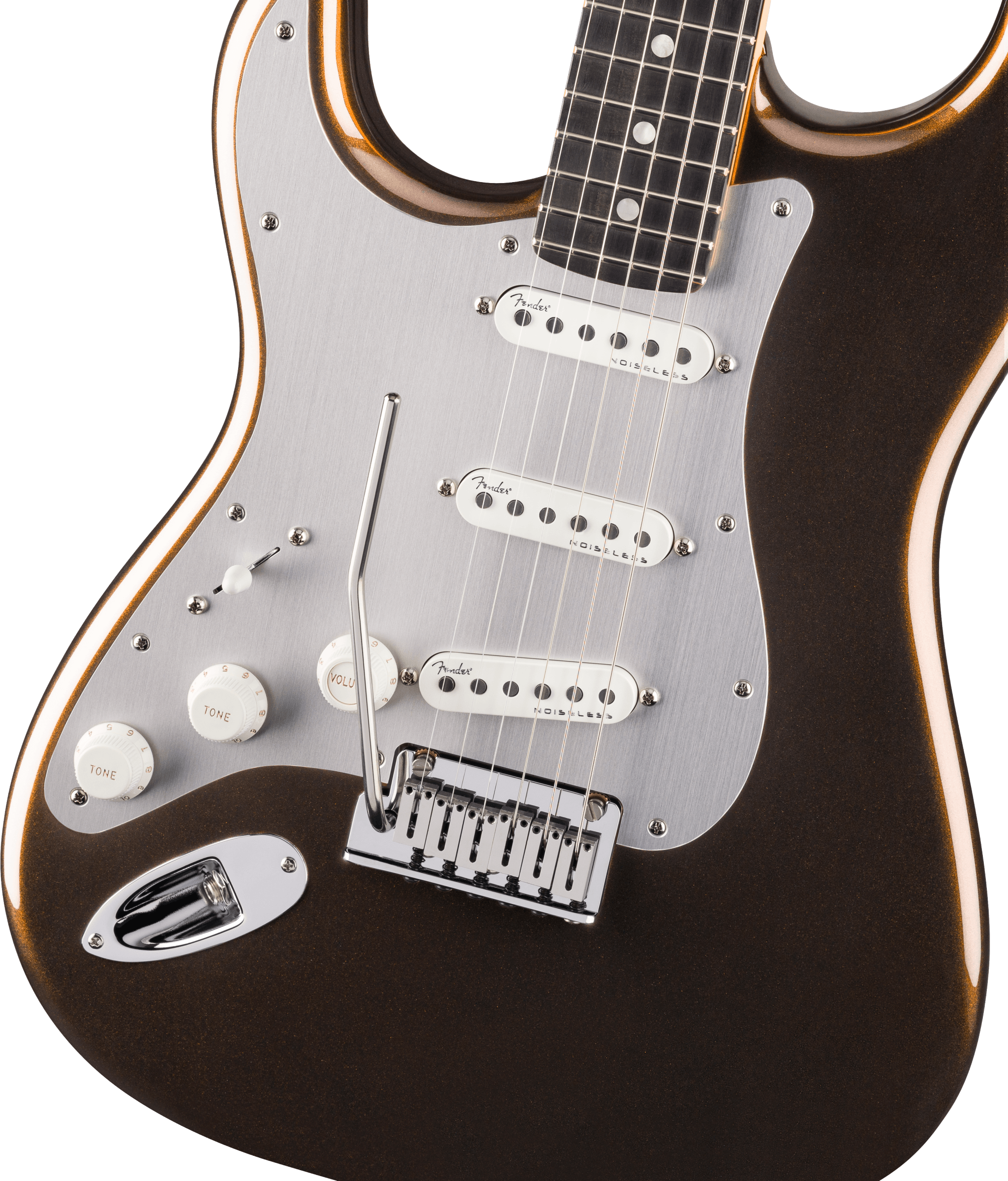 Fender American Ultra II Stratocaster Left Hand Ebony Fingerboard, Texas Tea 0119161790