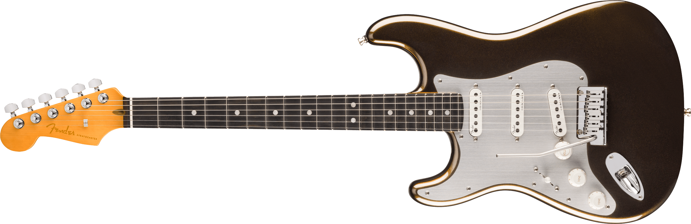 Fender American Ultra II Stratocaster Left-Hand Ebony Fingerboard, Texas Tea 0119161790