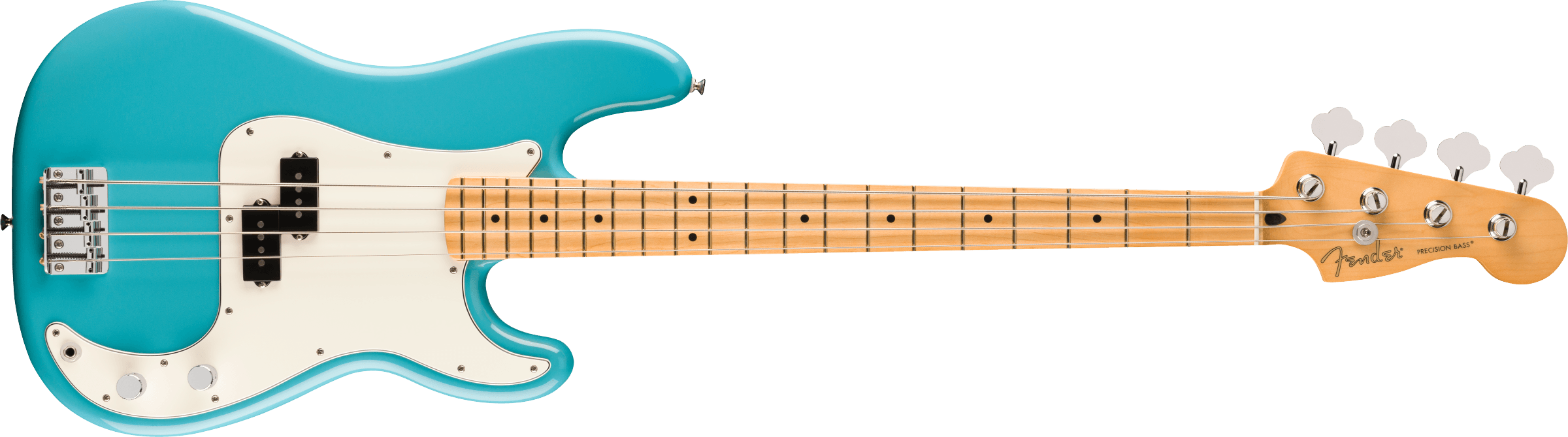 Fender Player II Precision Bass Maple Fingerboard, Aquatone Blue 0140472518