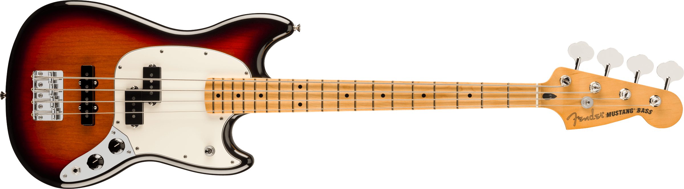 Fender Player II Mustang Bass PJ, Maple Fingerboard, 3-Color Sunburst 0140492500