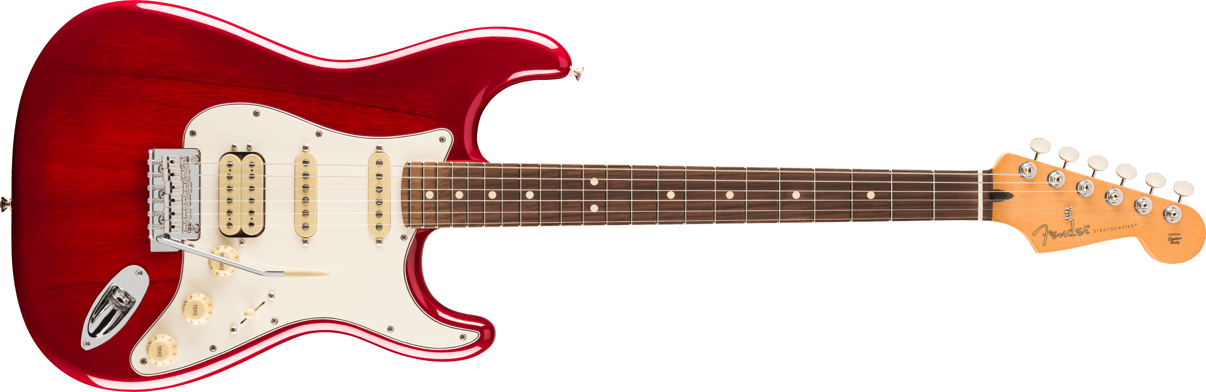 Fender Player II Stratocaster HSS, Rosewood Fingerboard, Transparent Cherry Burst 0140540525