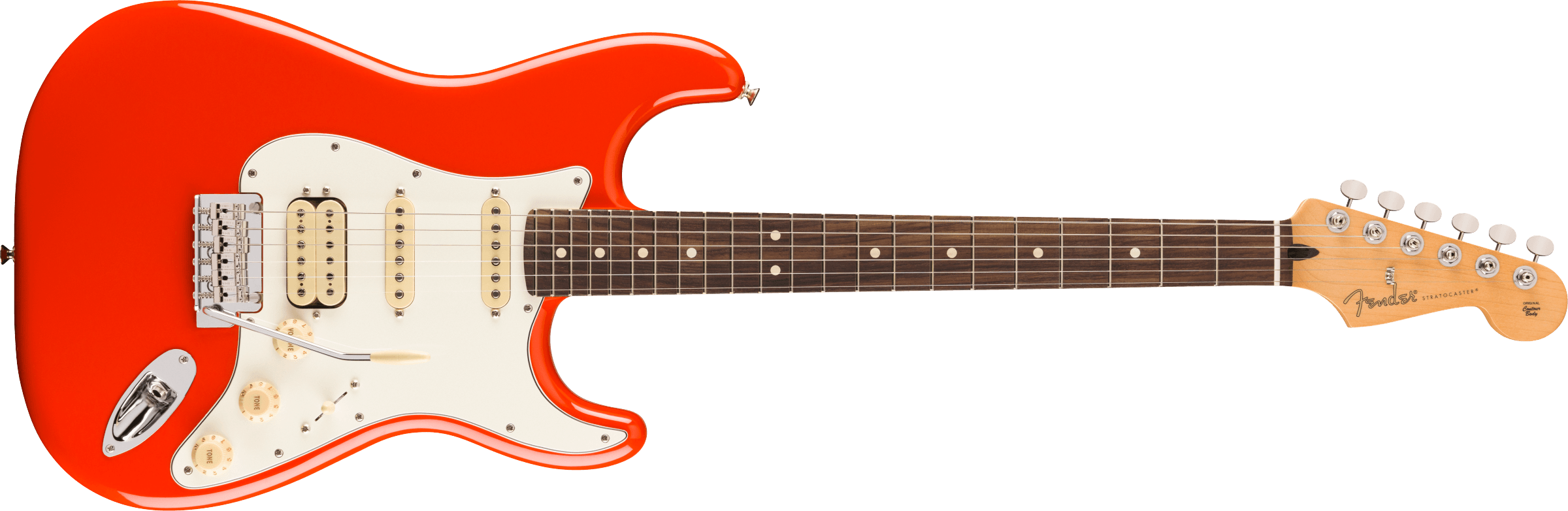 Fender Player II Stratocaster HSS, Rosewood Fingerboard, Coral Red 0140540558