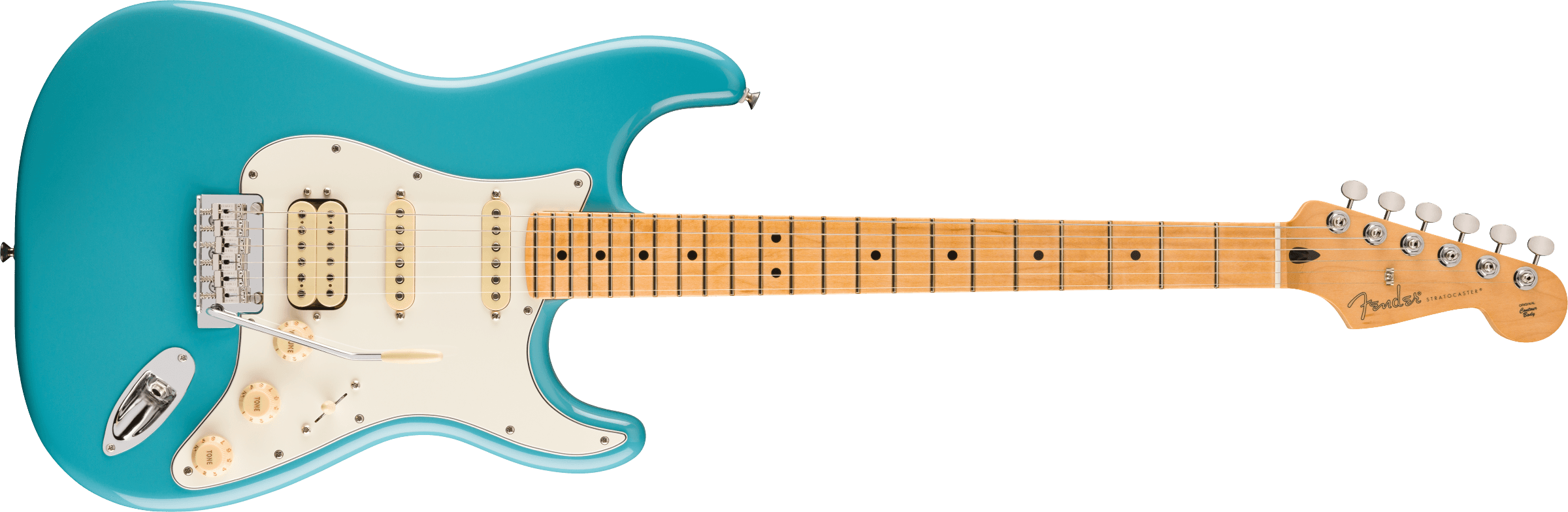 Fender Player II Stratocaster HSS, Maple Fingerboard, Aquatone Blue 0140542518