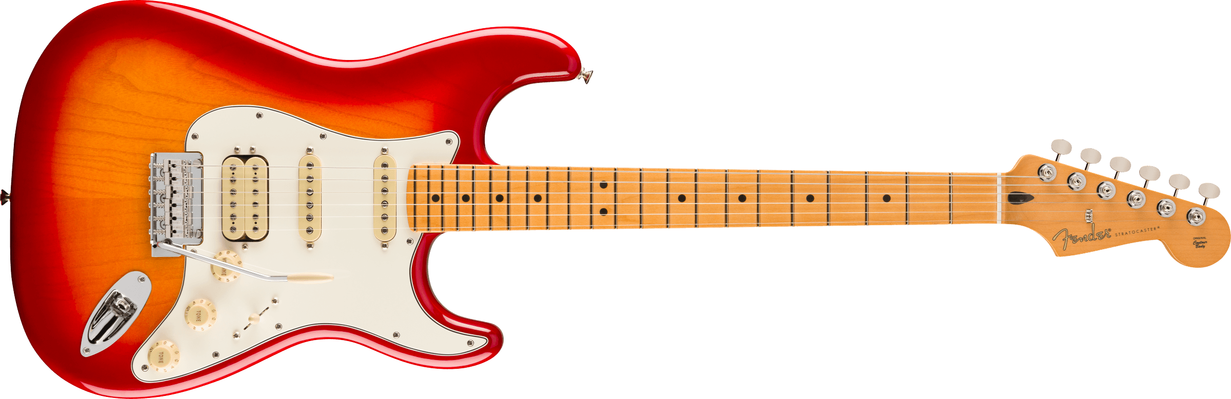 Fender Player II Stratocaster HSS, Maple Fingerboard, Aged Cherry Burst 0140542531