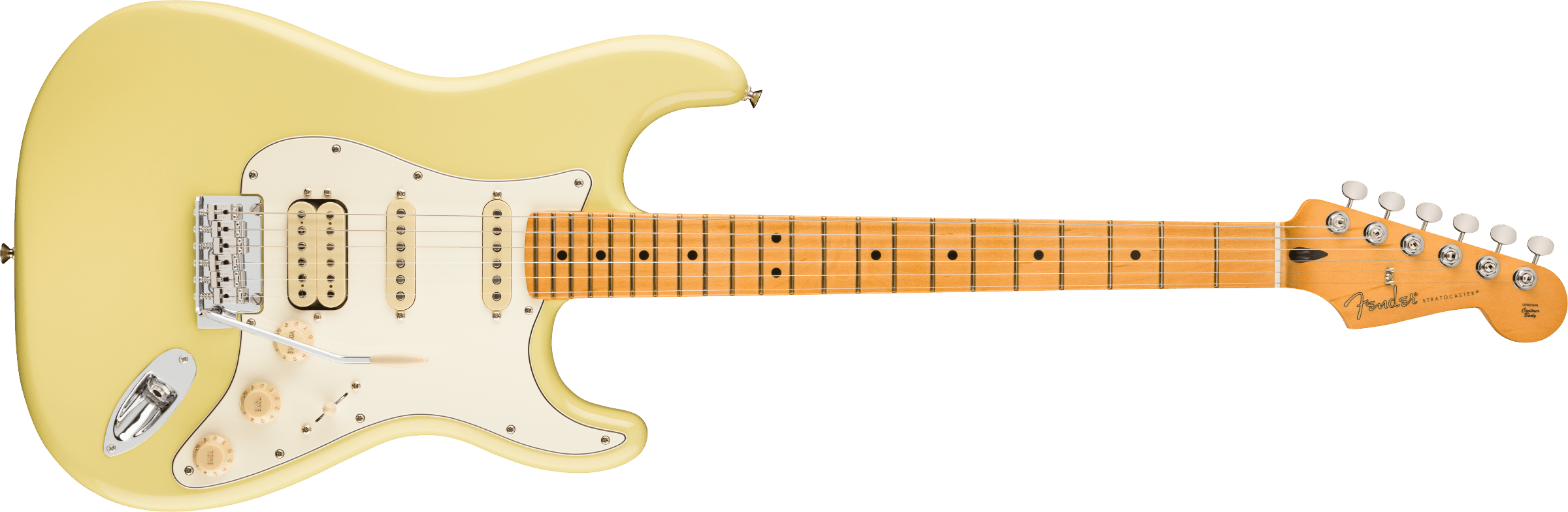 Fender Player II Stratocaster HSS, Maple Fingerboard, Hialeah Yellow 0140542561