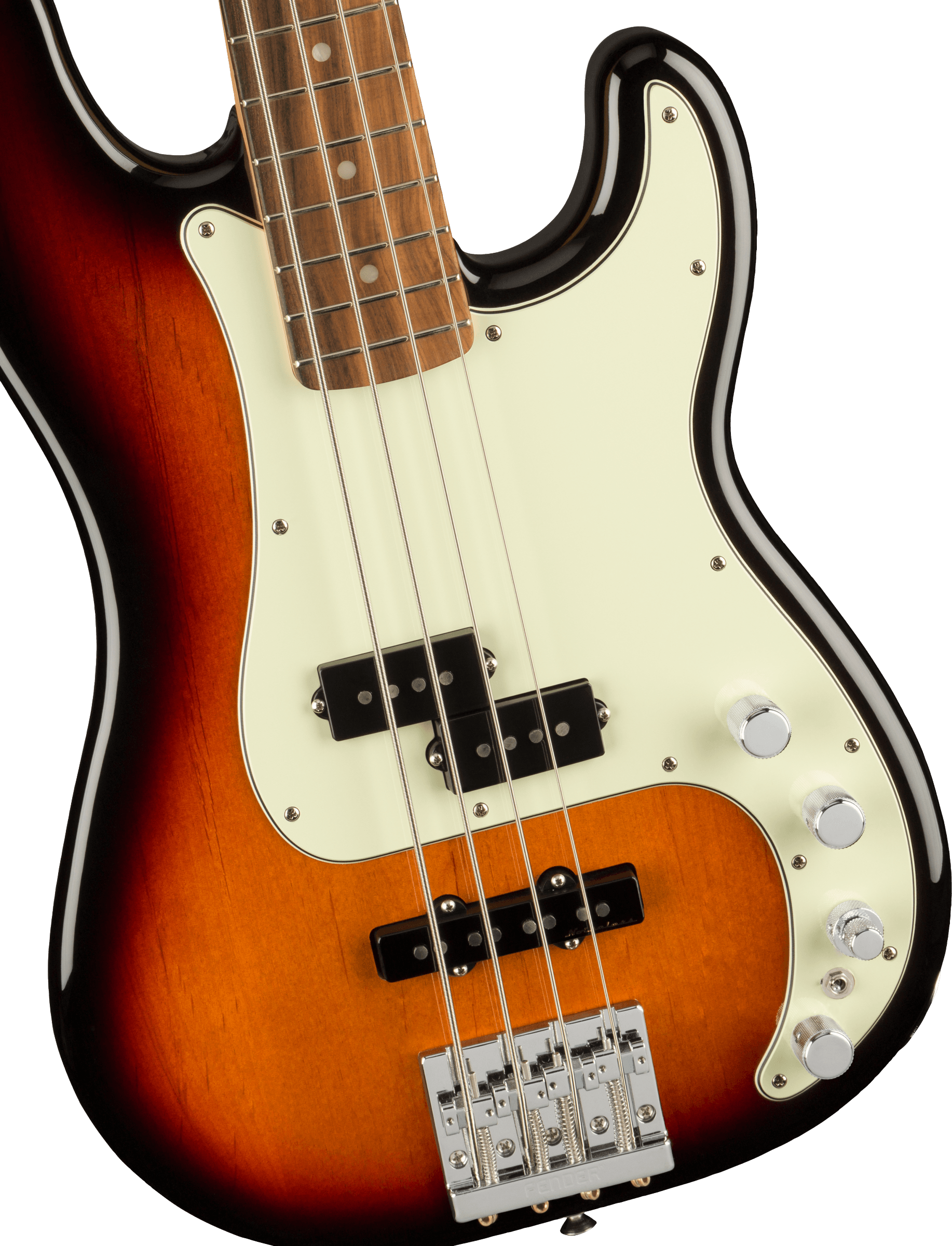 Fender Player Plus Active Precision Bass Pau Ferro Fingerboard, 3-Color Sunburst F-0147363300