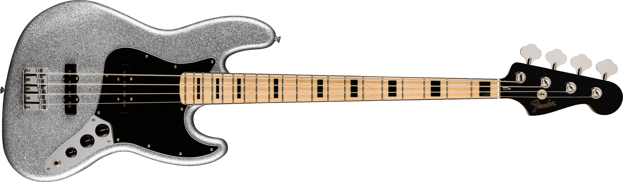 Fender Limited Edition Mikey Way Jazz Bass Maple, Silver Sparkle 0149322317