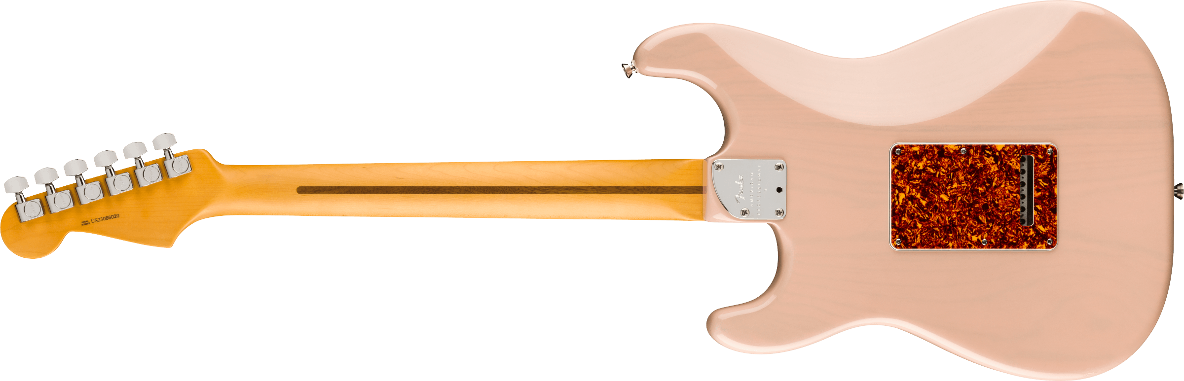 American Professional IIFender Stratocaster®Thinline,Rosewood Fingerboard Transparent Shell Pink 0171010760