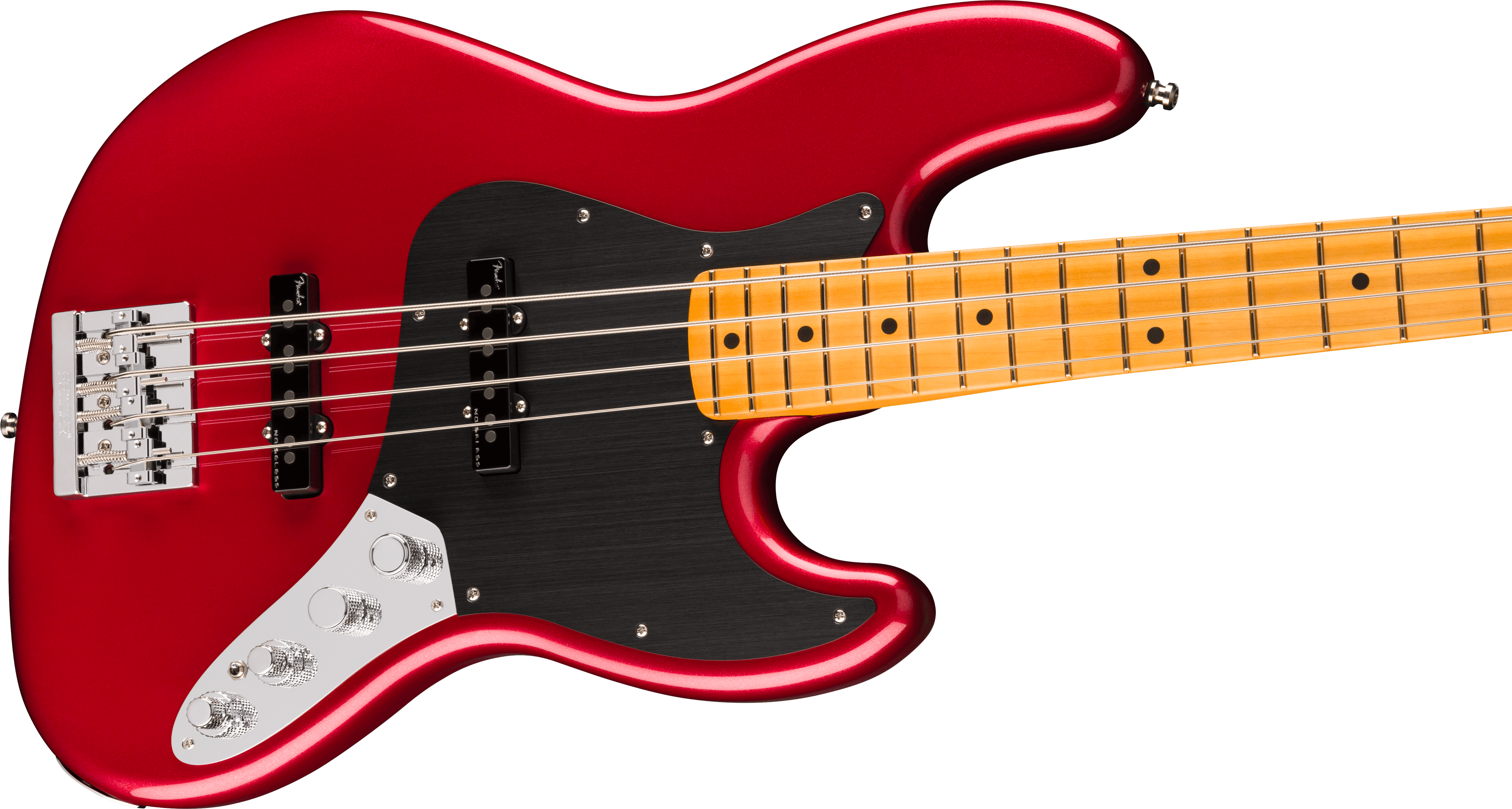 Fender American Ultra II Jazz Bass Maple Fingerboard, Sinister Red 0199112799