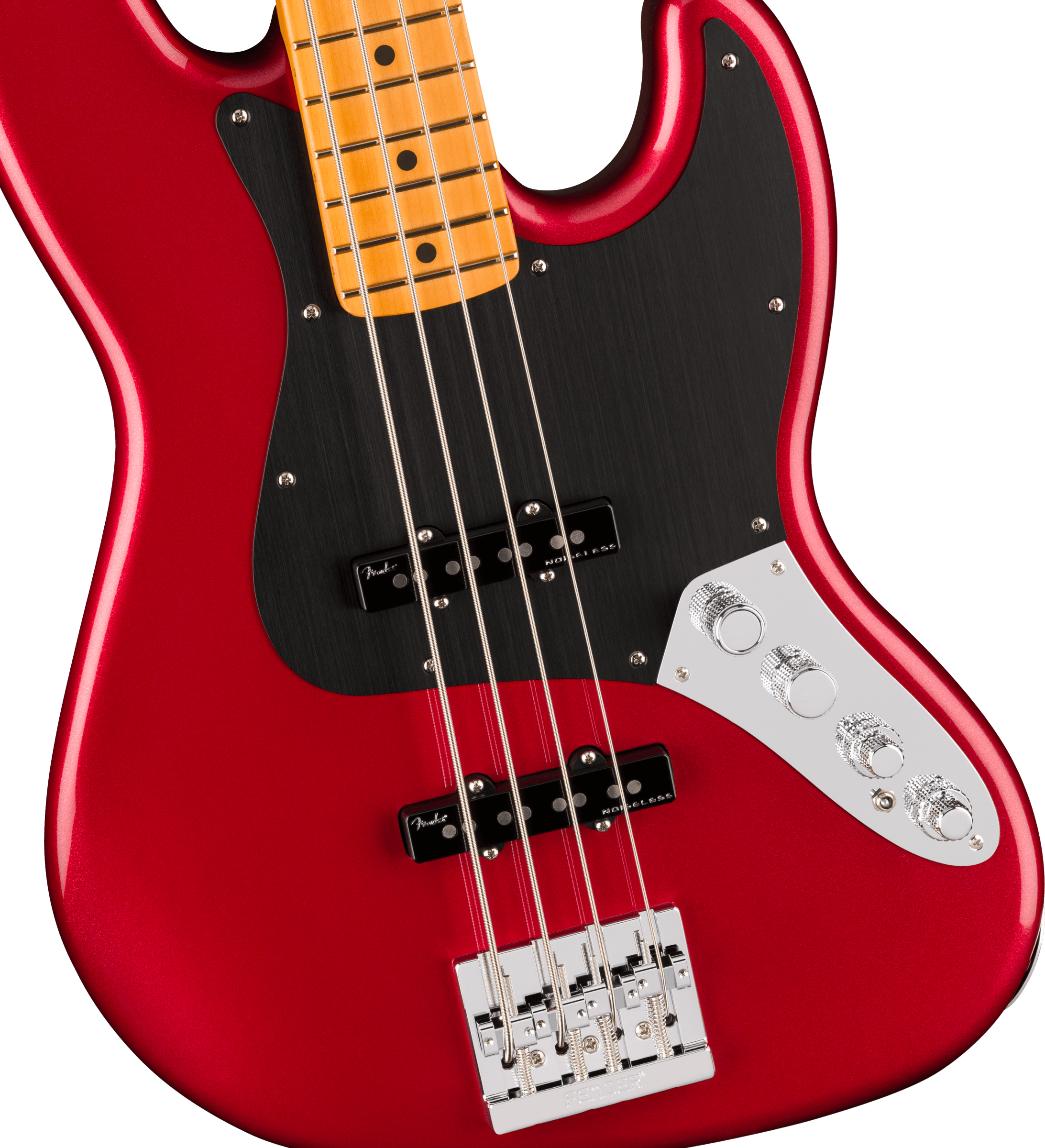 Fender American Ultra II Jazz Bass Maple Fingerboard, Sinister Red 0199112799