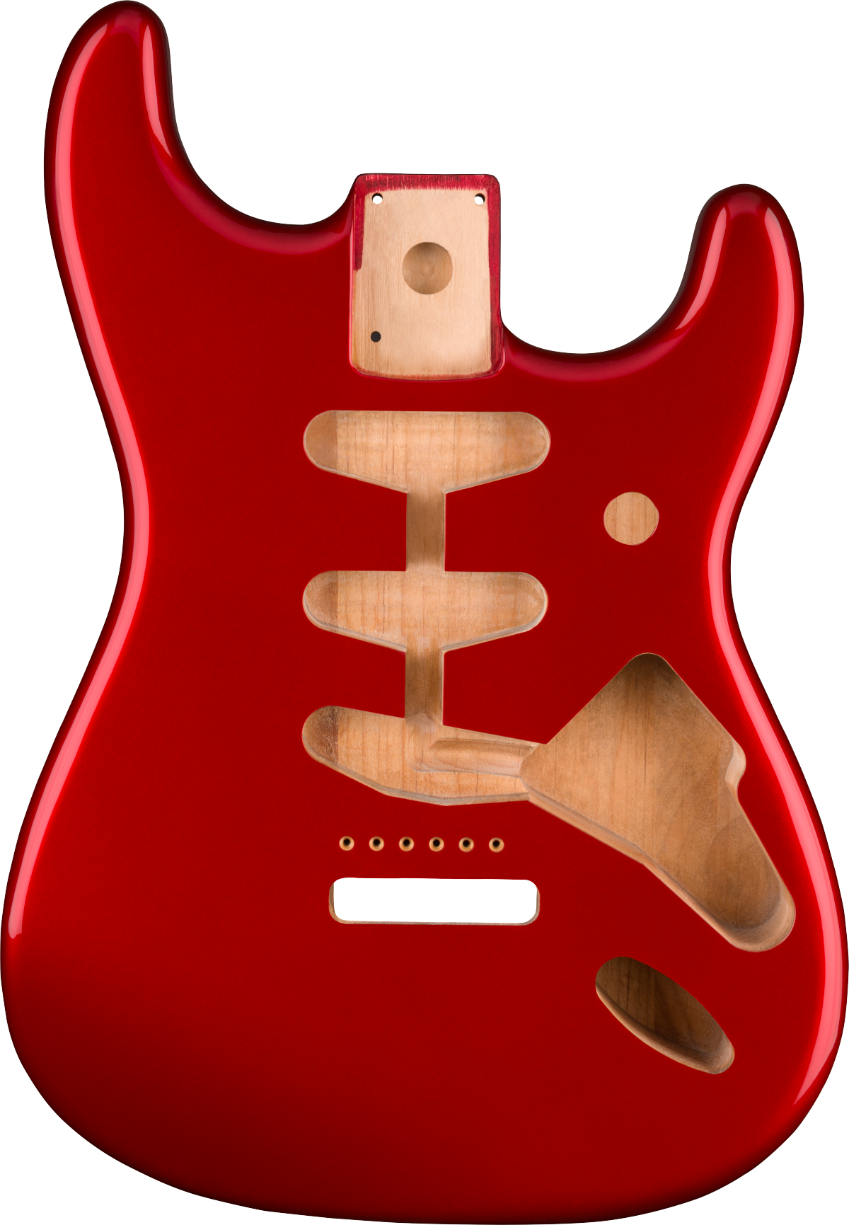 Fender Classic Series 60's Stratocaster® SSS Alder Body Vintage Bridge Mount, Candy Apple Red 0998003709