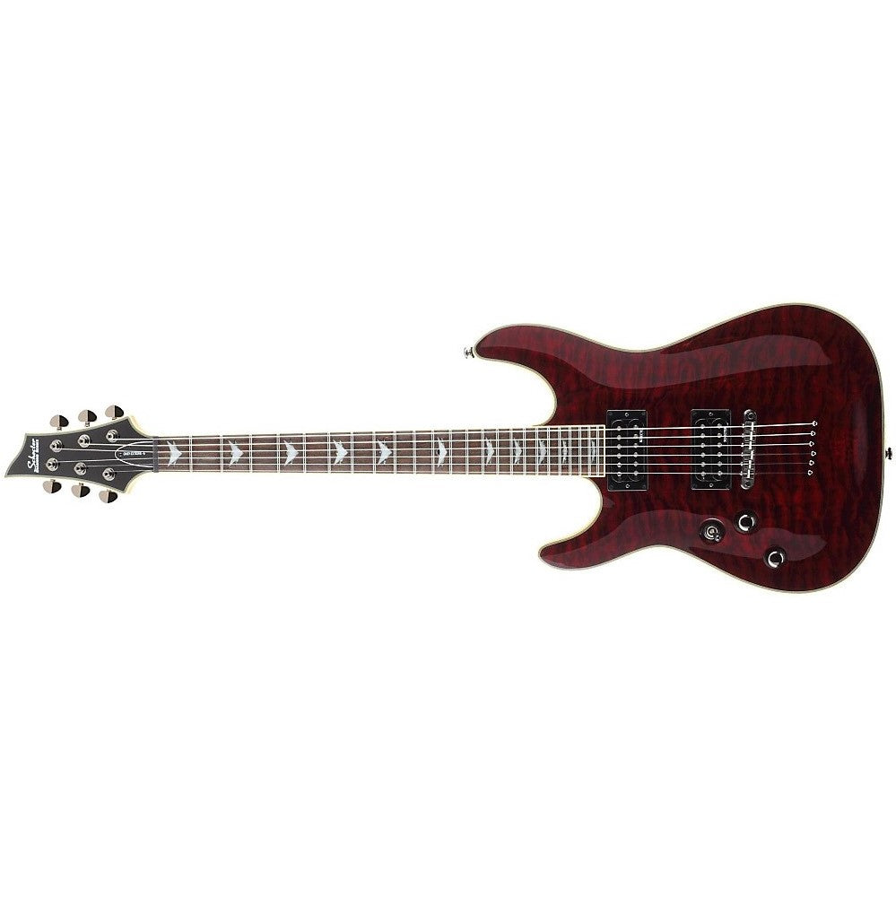 Schecter Omen Extreme-6 Left Hand Rosewood FB Electric Guitar Black Cherry 2009-SHC