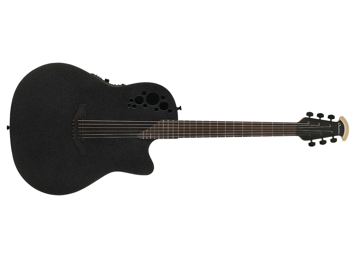 Ovation Elite TX Deep Contour Acoustic-Electric Guitar - Textured Black 2078TX-5