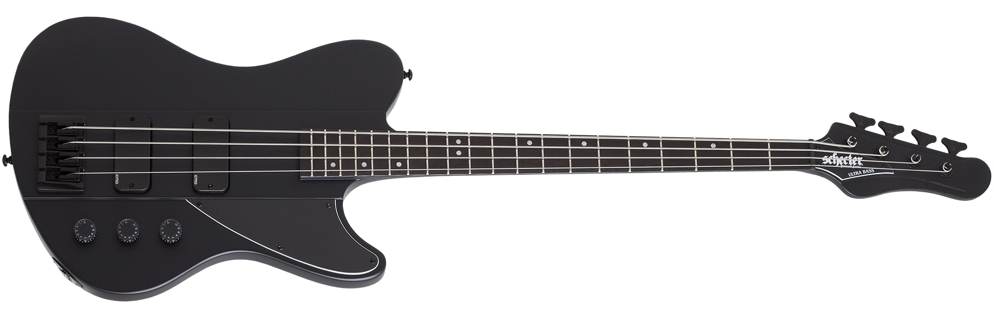 Schecter Ultra Bass Guitar, Satin Black 2125-SHC