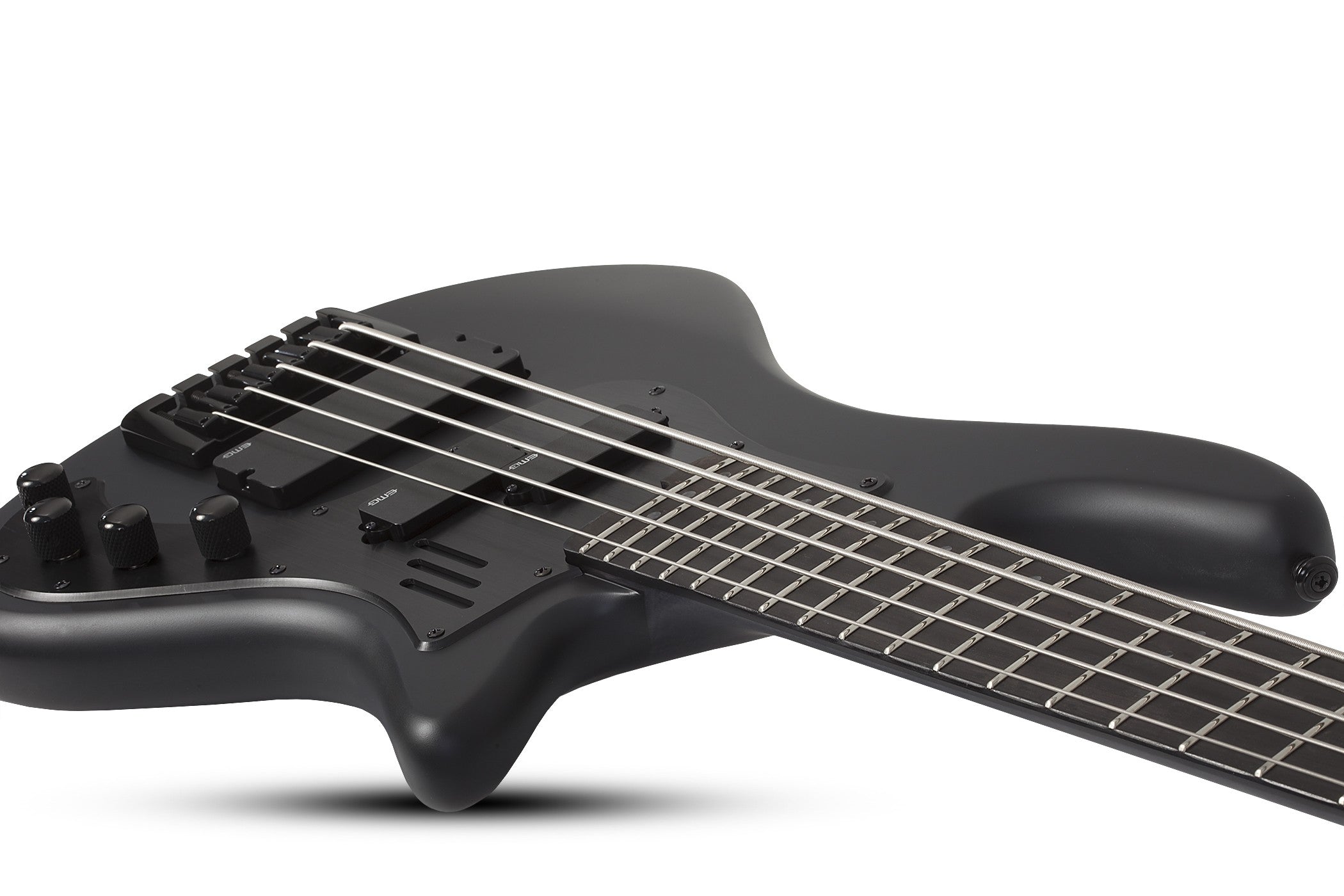 Schecter Stiletto-5 Stealth Pro 5-String Electric Bass, Satin Black 2271-SHC