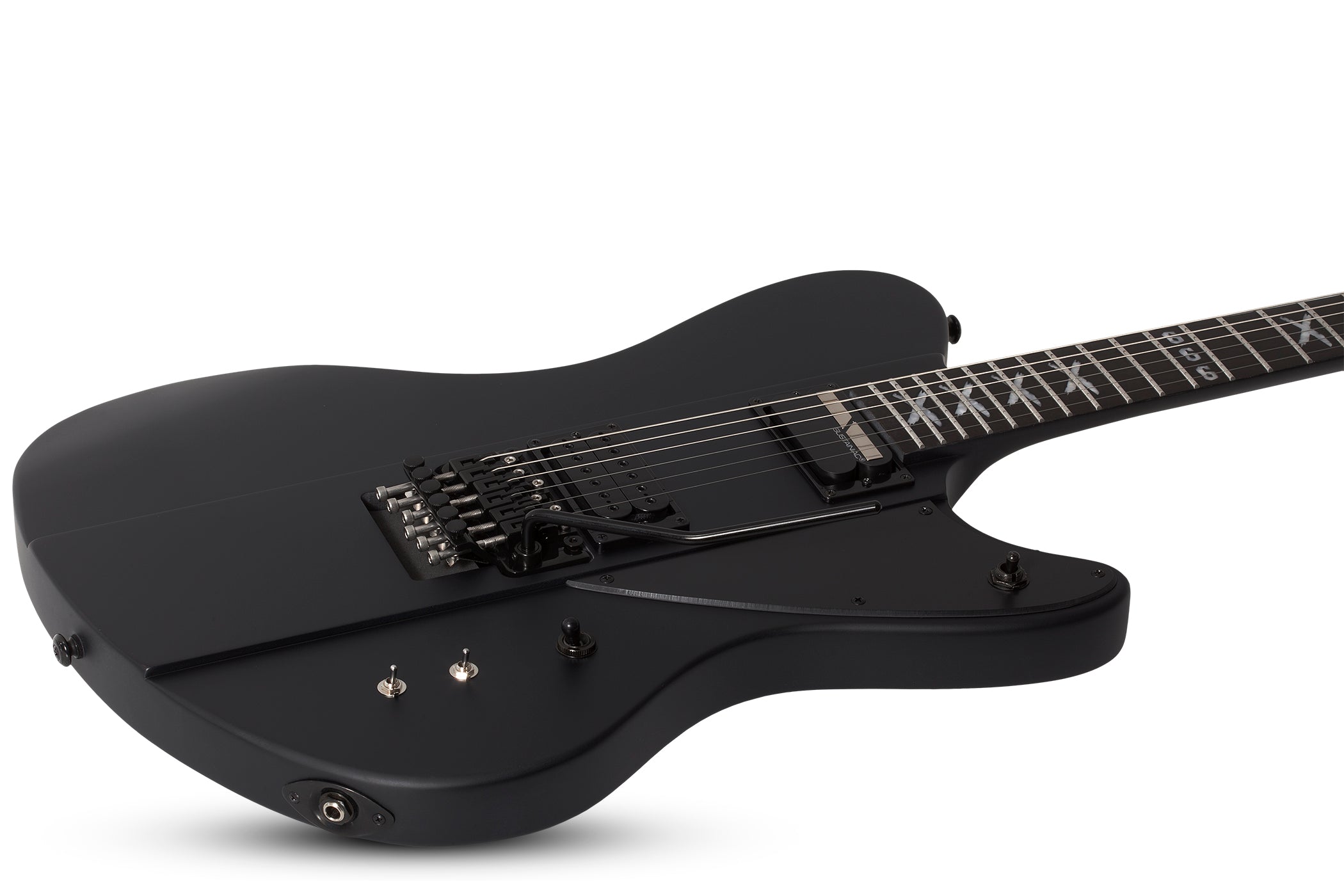 Schecter Riggs Ultra FR-S Electric Guitar, Satin Black 2291-SHC