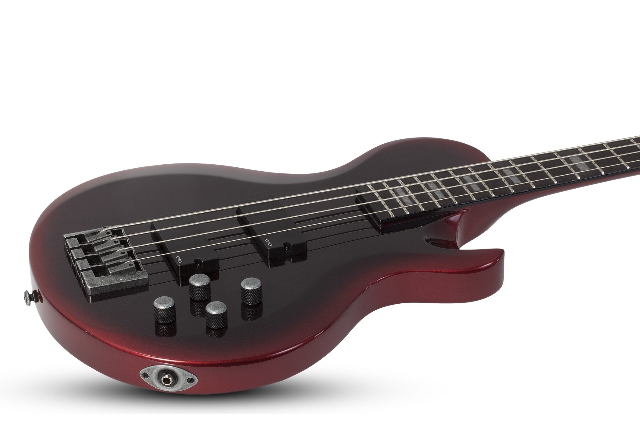 Schecter Nadja Peulen Coal Chamber NP-4 Electric Bass, Red Syren 2292-SHC