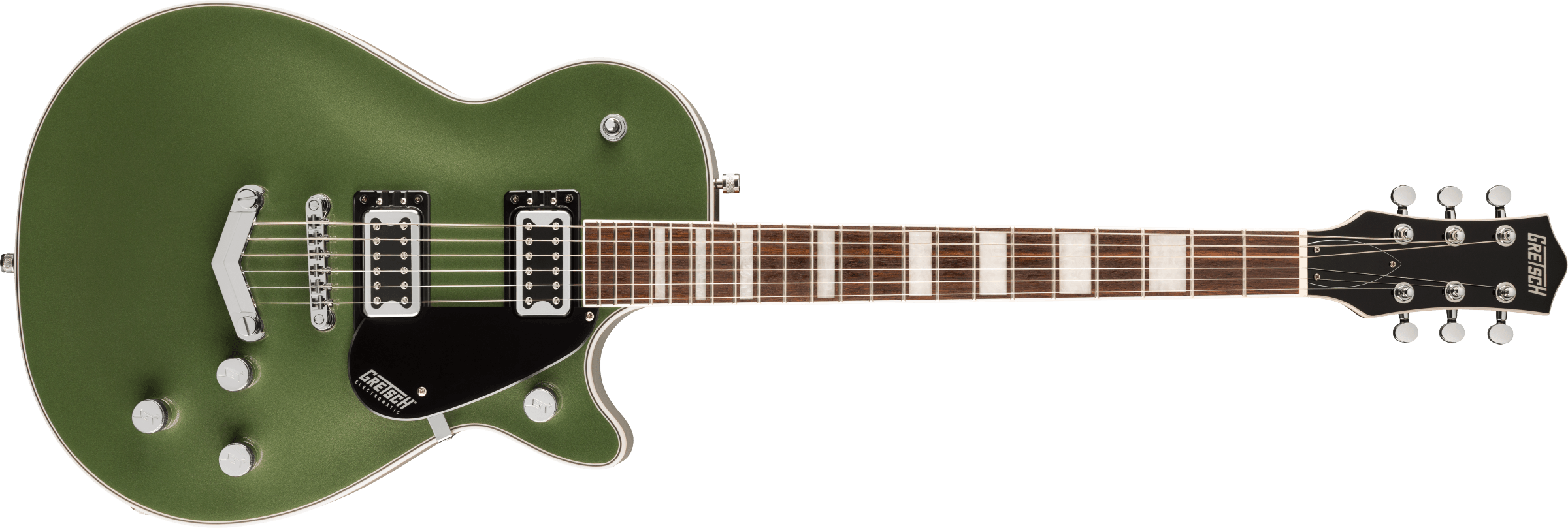 Gretsch G5220 Electromatic Jet BT Single-Cut with V-Stoptail, Laurel Fingerboard, Olive Metallic 2517110598