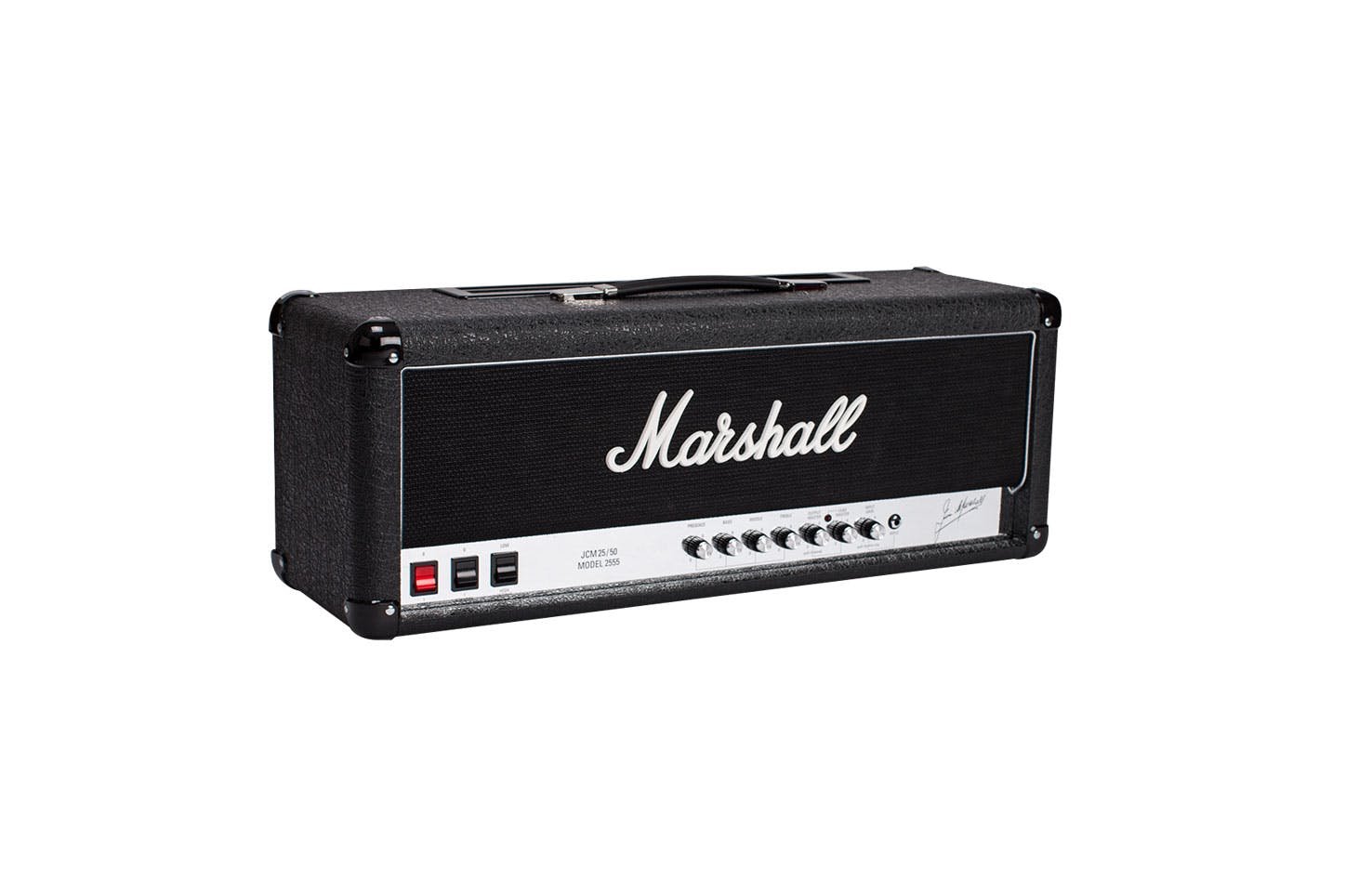 Marshall Limited Edition 2555x 100 Watt Reissue Tube Guitar Amplifier Head, Black Silver 2555XD11