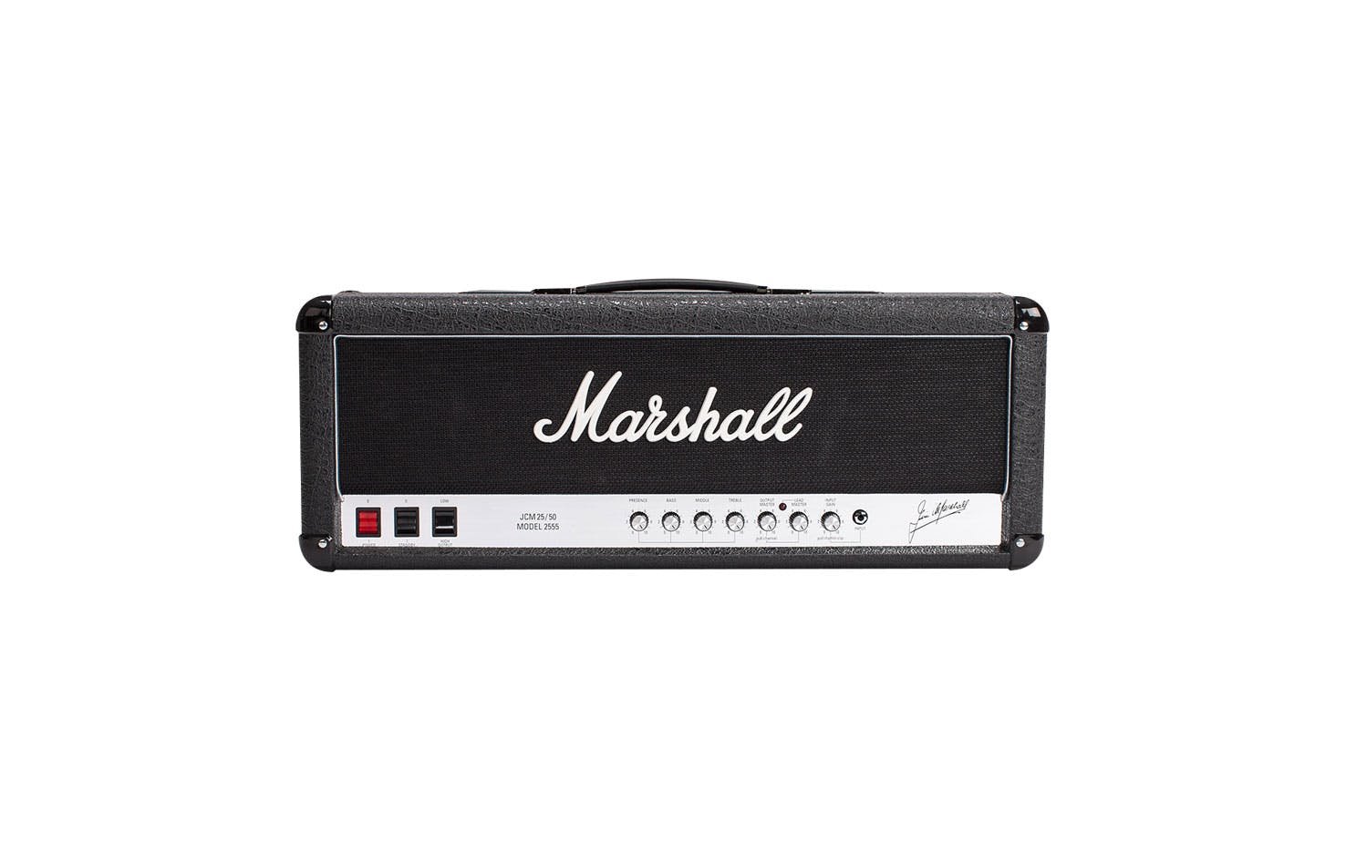 Marshall Limited Edition 2555x 100 Watt Reissue Tube Guitar Amplifier Head, Black Silver 2555XD11