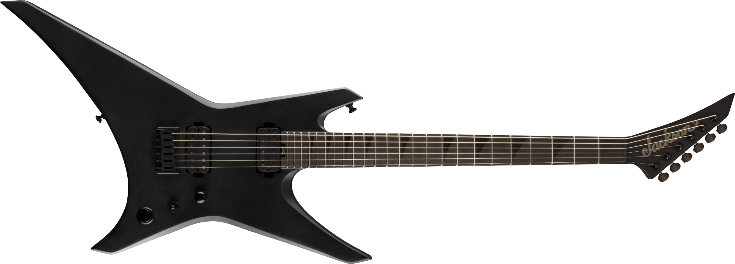 JACKSON Pro Plus XT Warrior WR HT6 Baritone, Ebony Fingerboard, Satin Black 2919261568 SERIAL NUMBER ICJ2410247 - 7.2 LBS