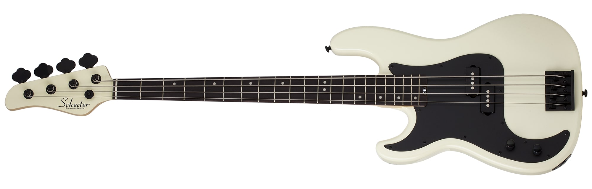 Schecter P-4 Left-Handed Electric Bass, Ivory 2924-SHC