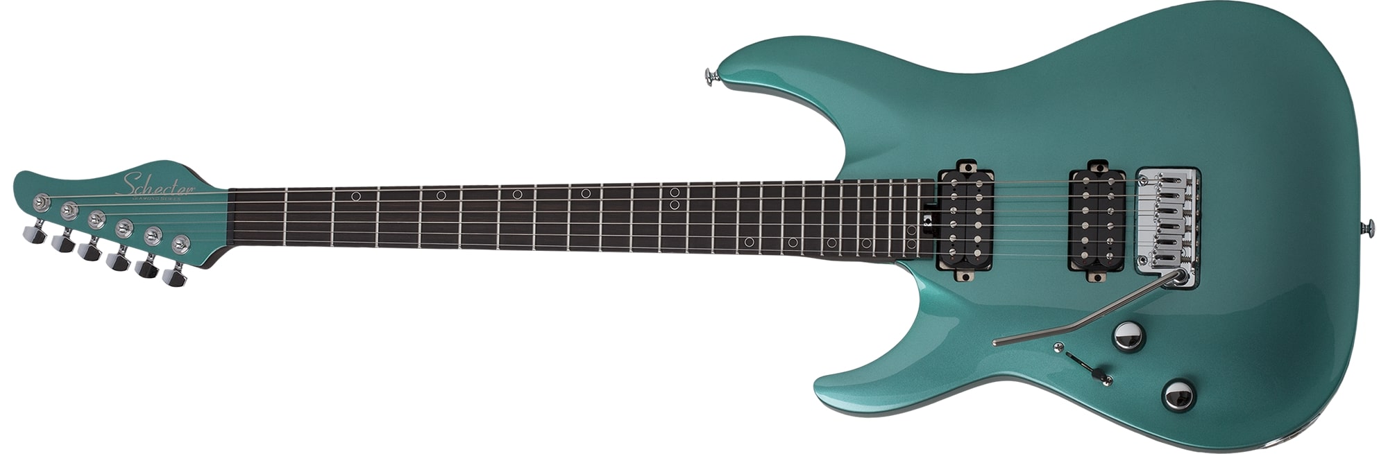 Schecter Aaron Marshall AM-6 Left-Handed Electric Guitar, Arctic Jade 2942-SHC