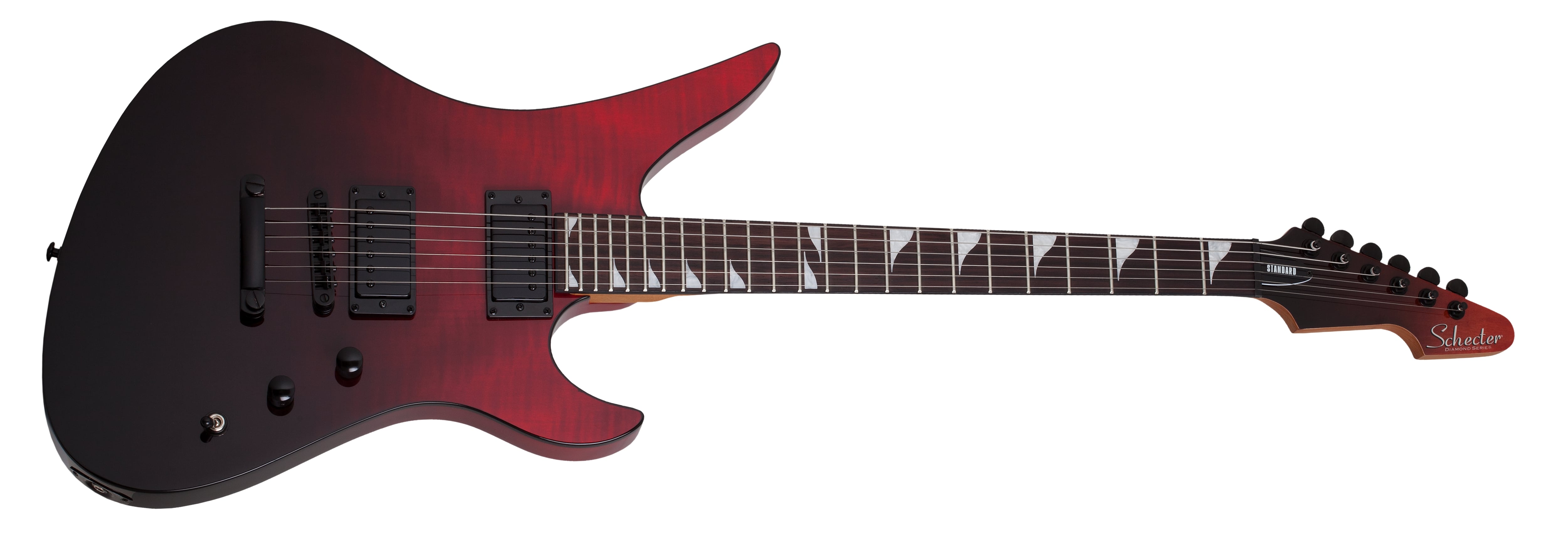 Schecter Avenger Standard Electric Guitar, Blood Burst 3963-SHC