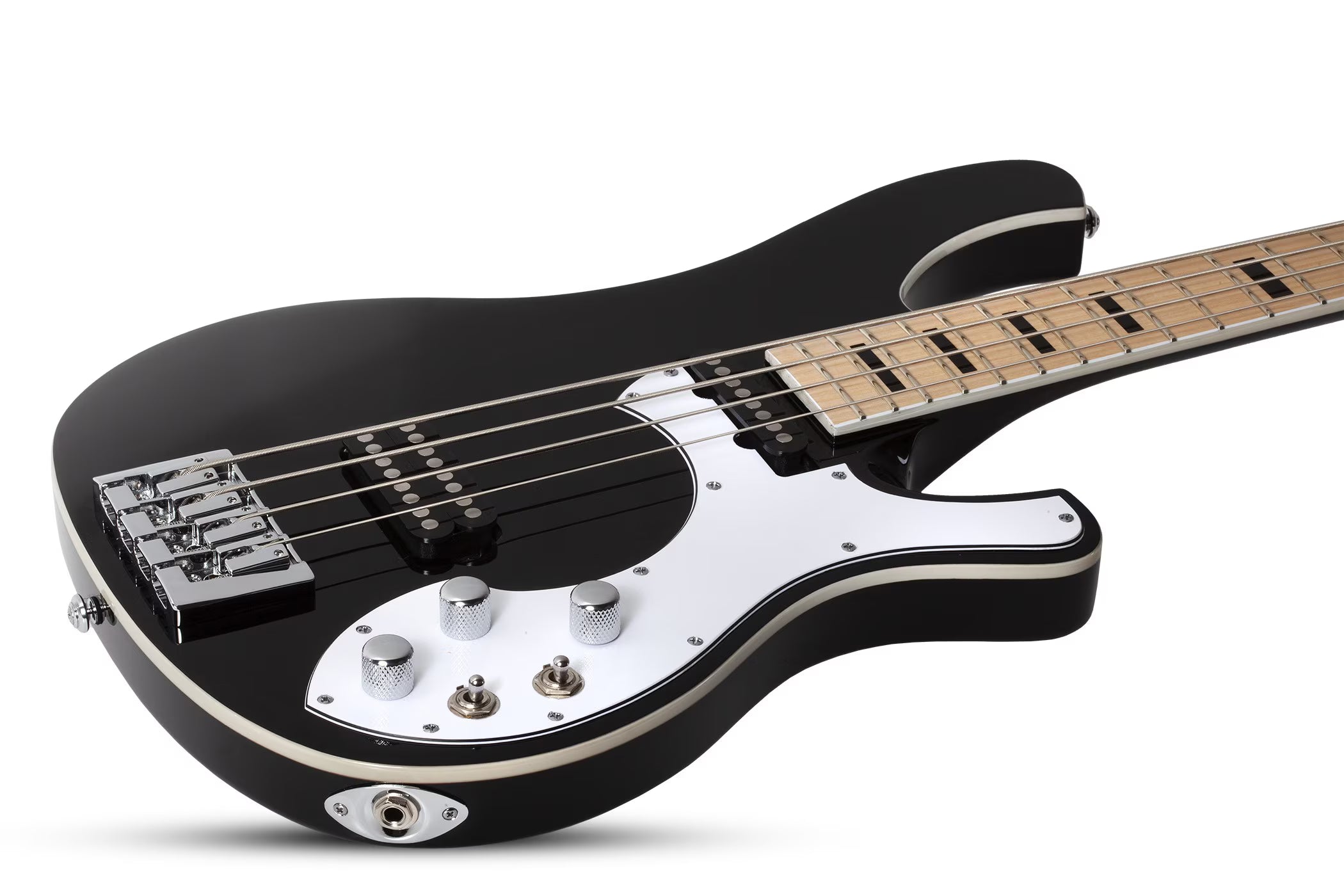 Schecter Stargazer-4 Electric Bass, Gloss Black 680-SHC