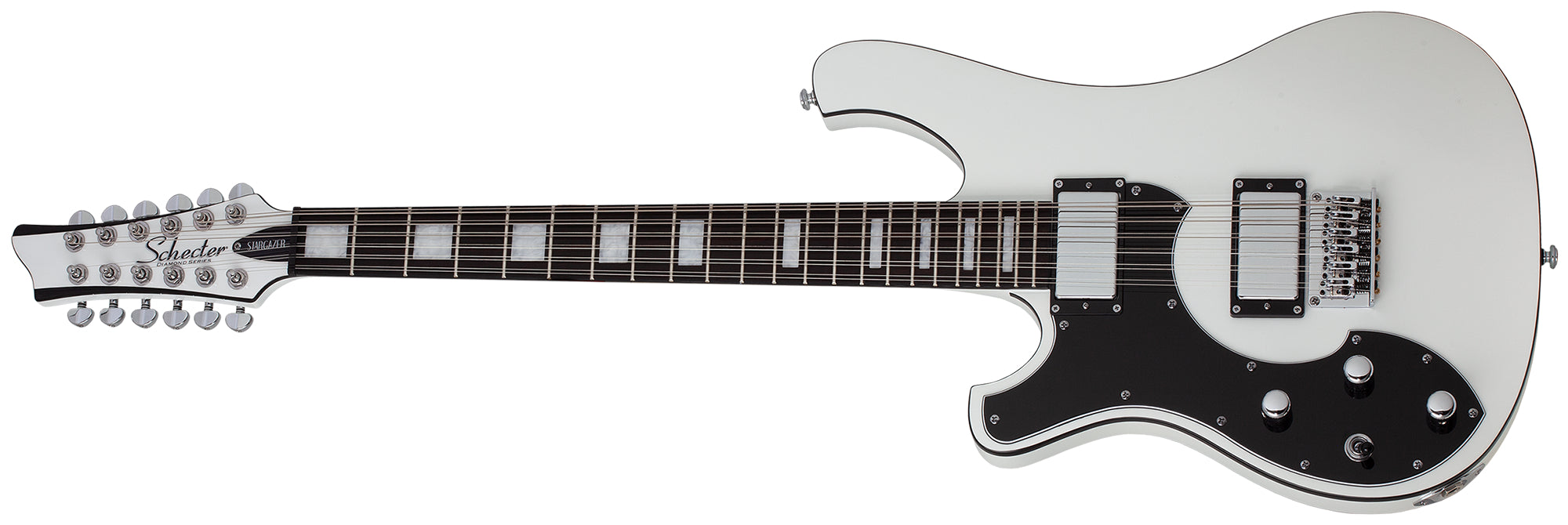 Schecter Stargazer-12 12 String Left Handed Electric Guitar Gloss White 688-SHC