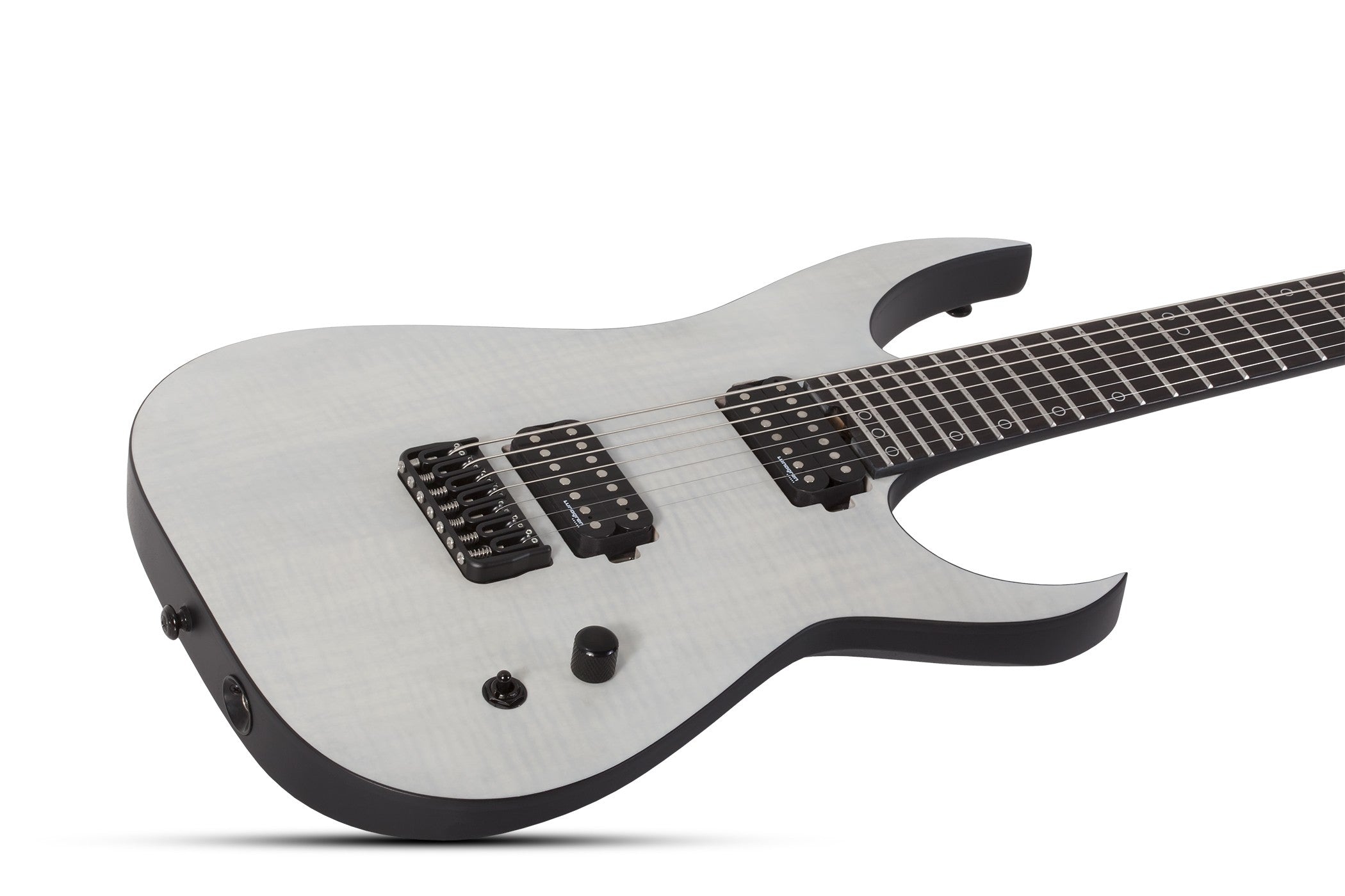 Schecter KM-7 MK-III Legacy 7-String Electric Guitar, Transparent White Satin 874-SHC