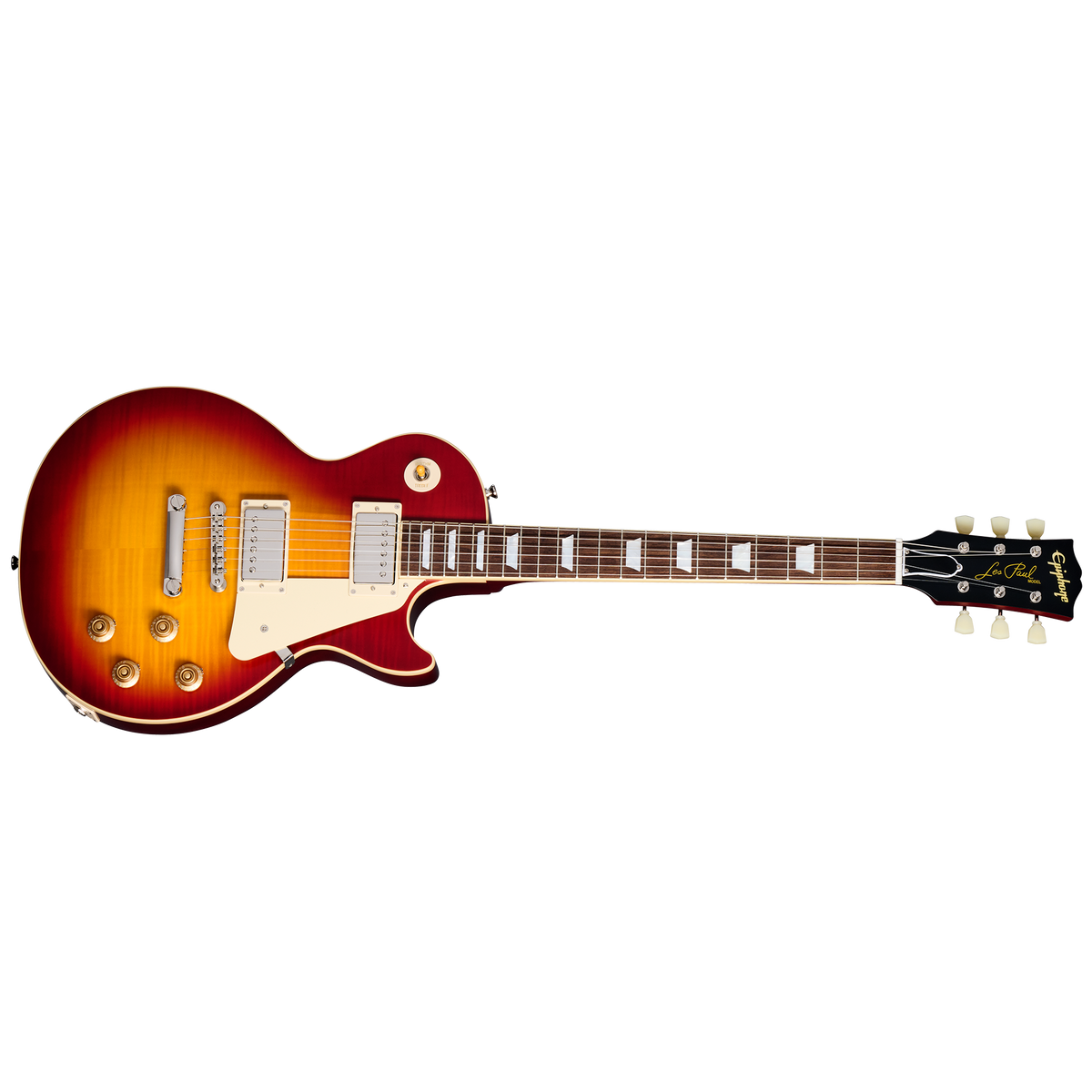 Epiphone ( GIBSON HEADTSOCK ) 1959 Les Paul Standard Electric Guitar with  Case - Factory Burst ECLPS59FAVNH