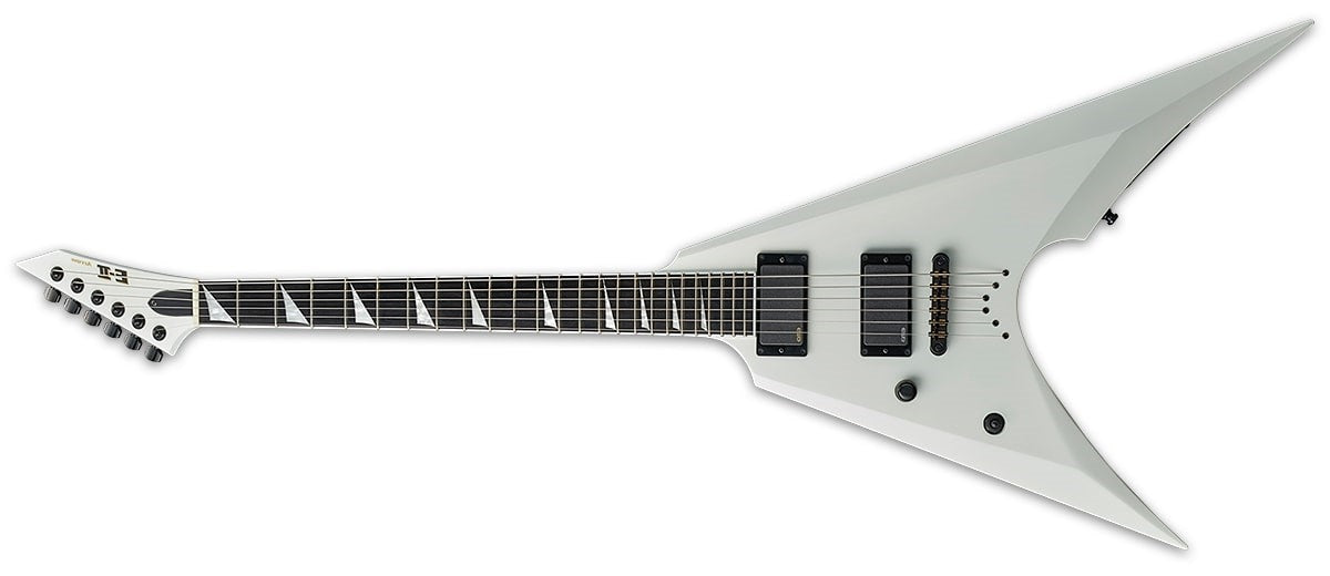 ESP E-II Arrow Neck-Thru Left-Handed Electric Guitar, Snow White EIIARROWNTSWLH