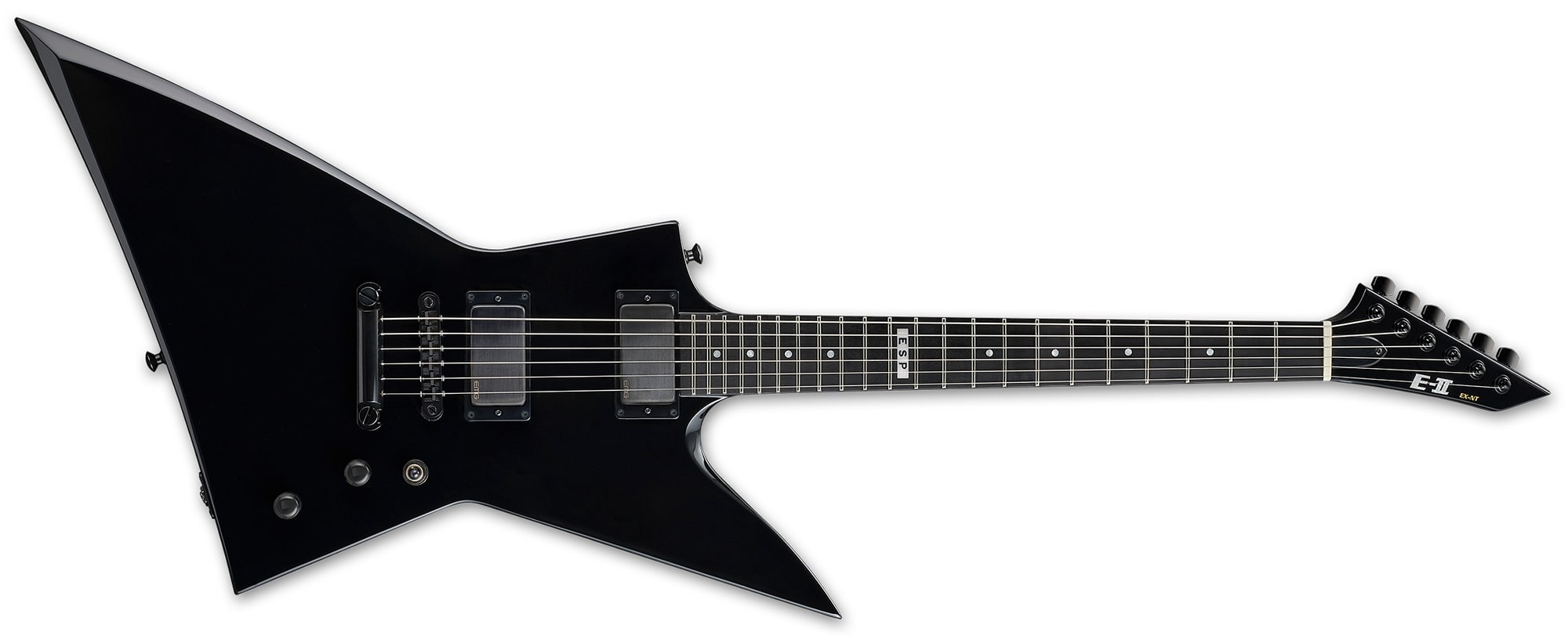 ESP E-II EX NT Electric Guitar, Black EIIEXNTBLK