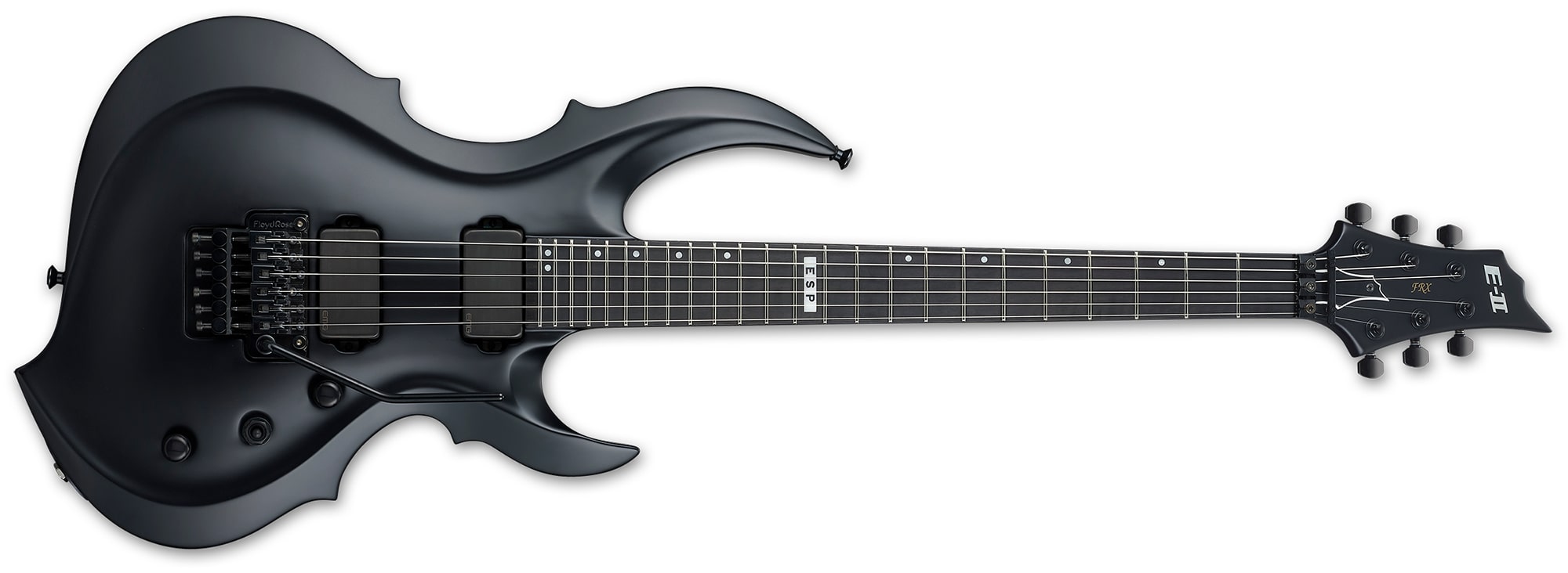 ESP E-II FRX Electric Guitar, Black Satin EIIFRXBLKS