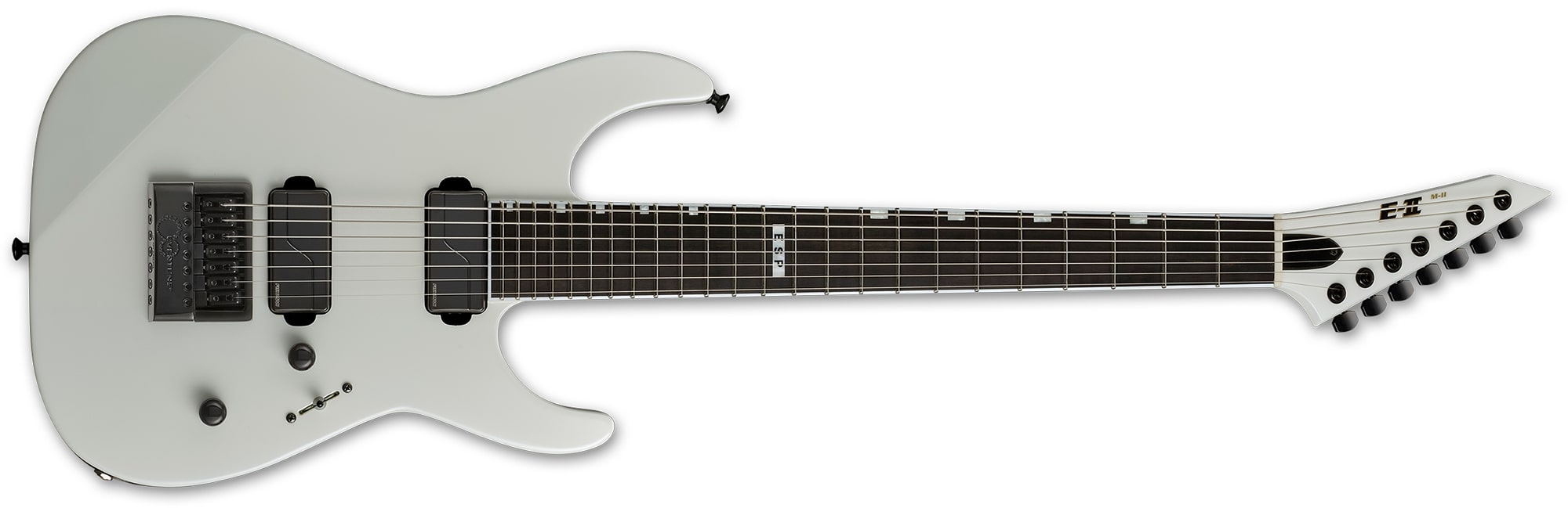 ESP E-II M-II 7B Baritone Evertune Electric Guitar, Pearl White EIIMII7BETPW