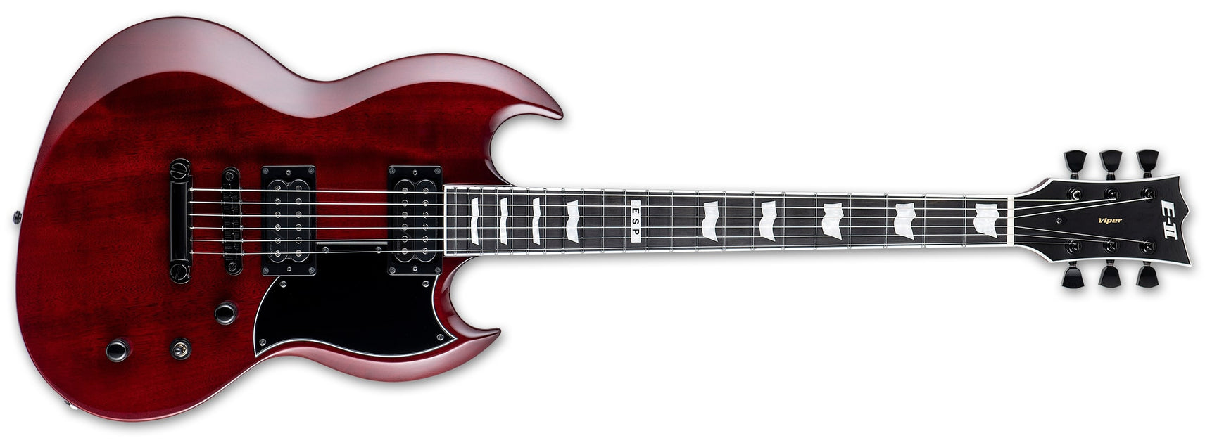 ESP E-II VIPER MADE IN JAPAN Electric Guitar, See Thru Black Cherry  EIIVIPERSTBC