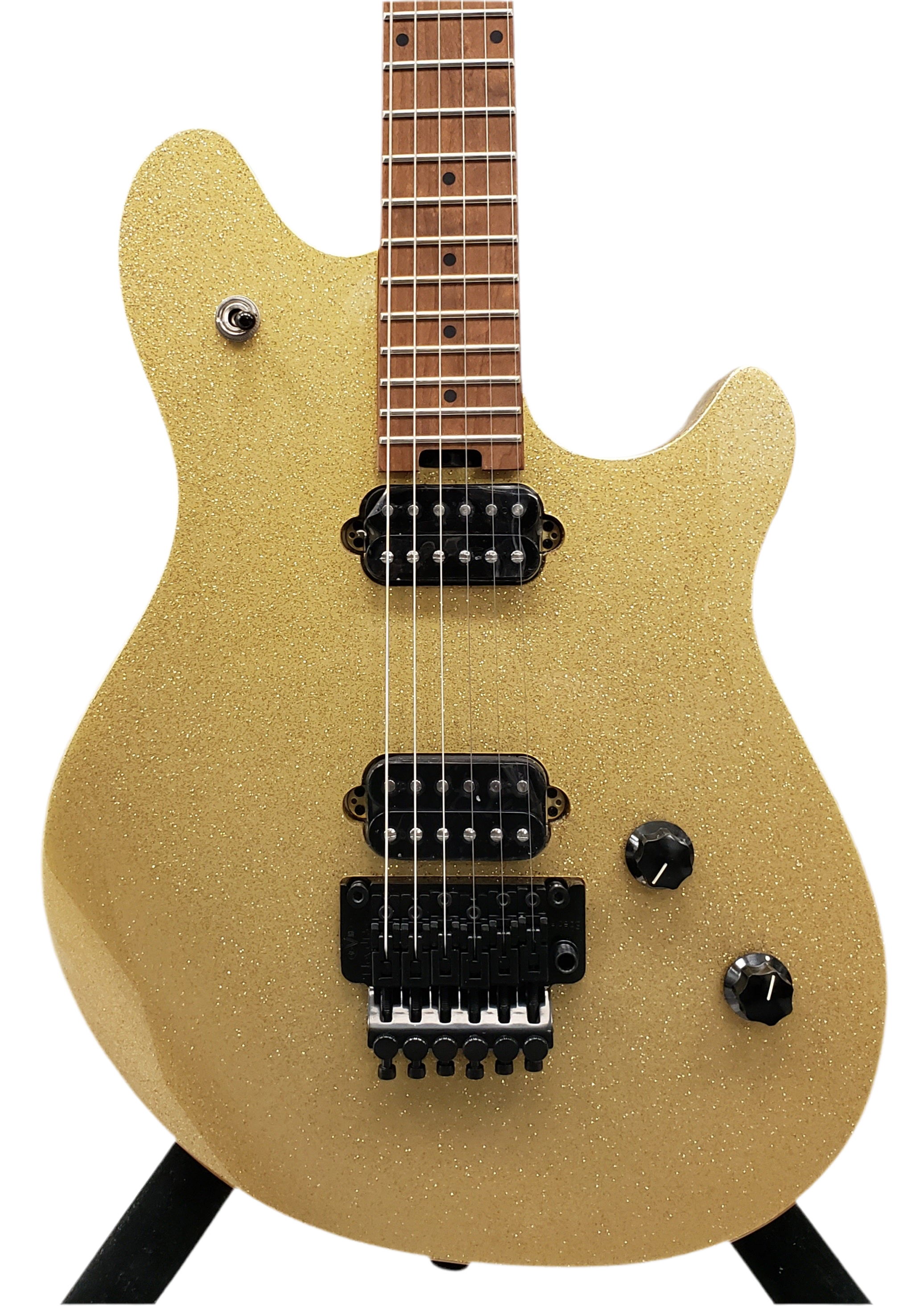 EVH Wolfgang WG Standard Baked Maple Fingerboard Gold Sparkle 5107003518