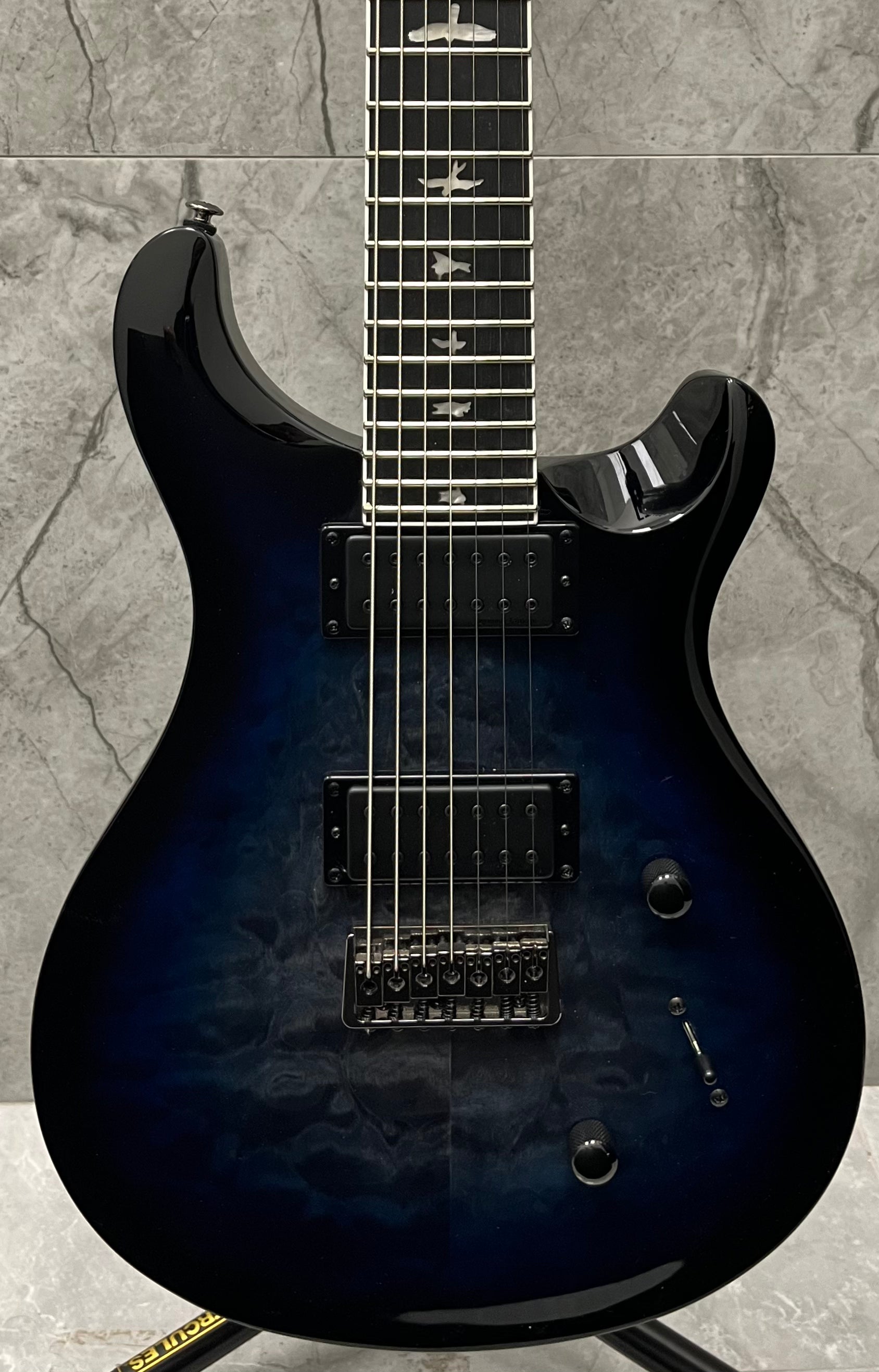 PRS GUITARS SE Mark Holcomb 7 STRING - SVN Electric Guitar w Gig Bag HL - Holcomb Blue Burst 111858::HL: