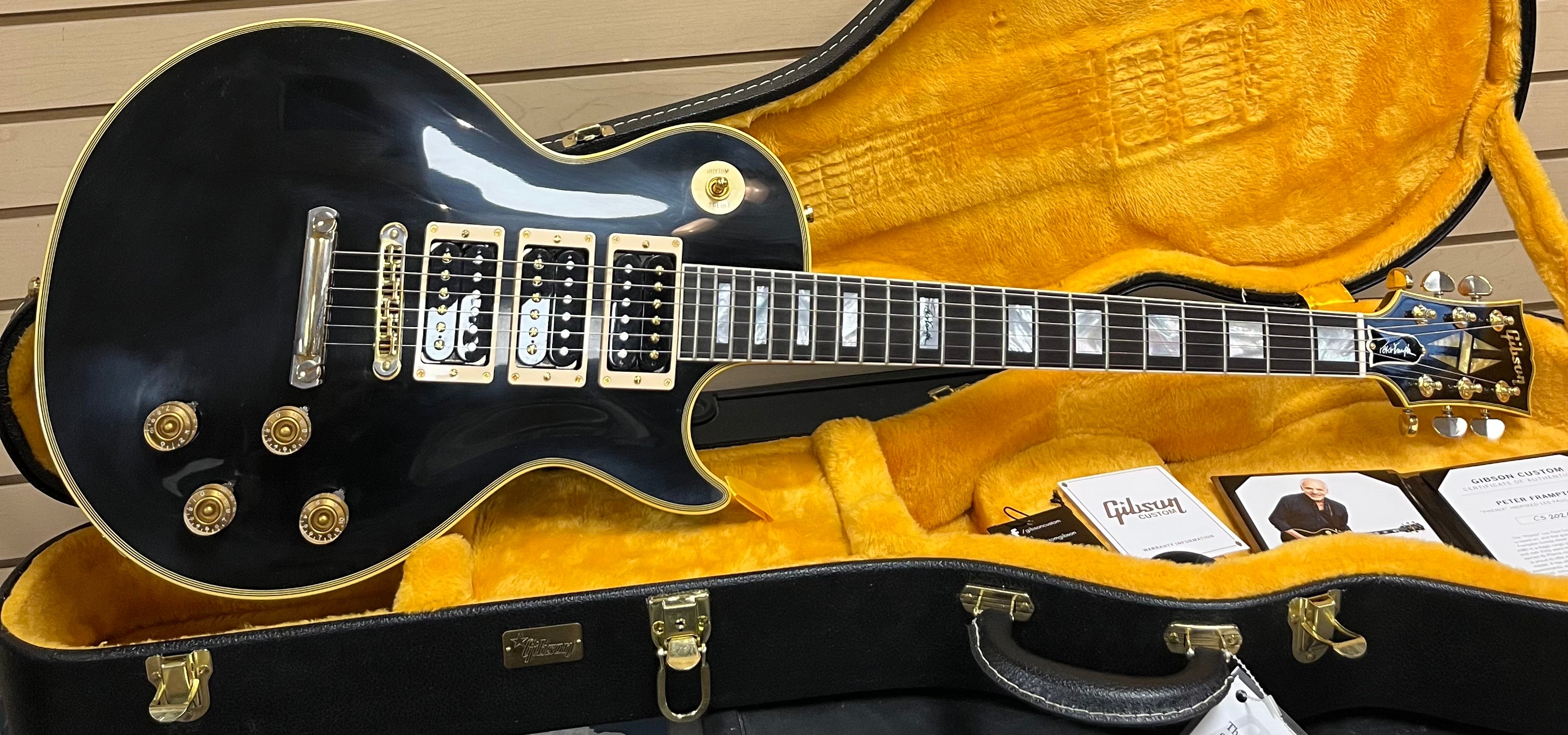 Gibson USA Custom Shop Peter Frampton Phenix Inspired Les Paul Custom CSPFXVOEBGH