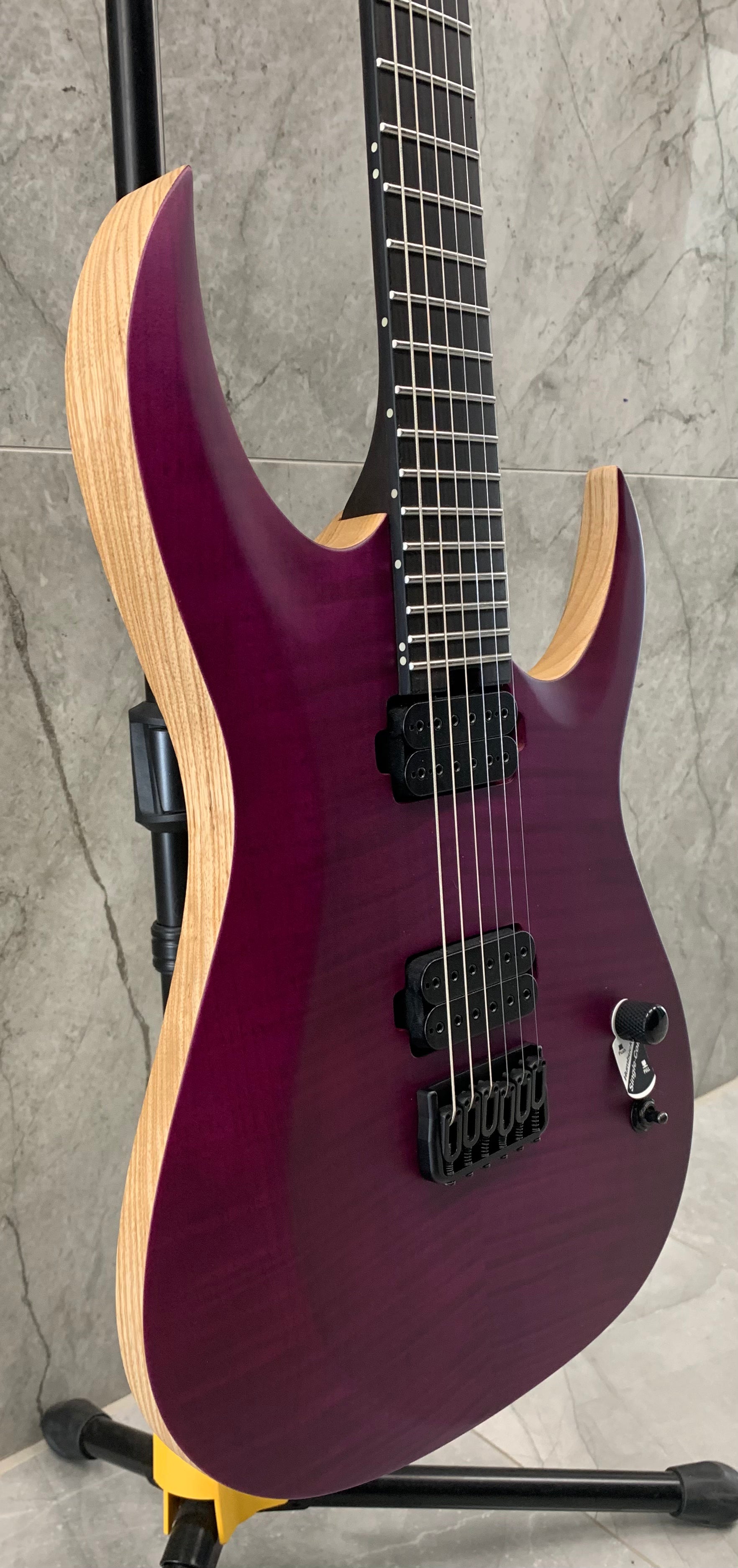 Schecter John Browne Tao-6 Electric Guitar, Satin Trans Purple 462-SHC