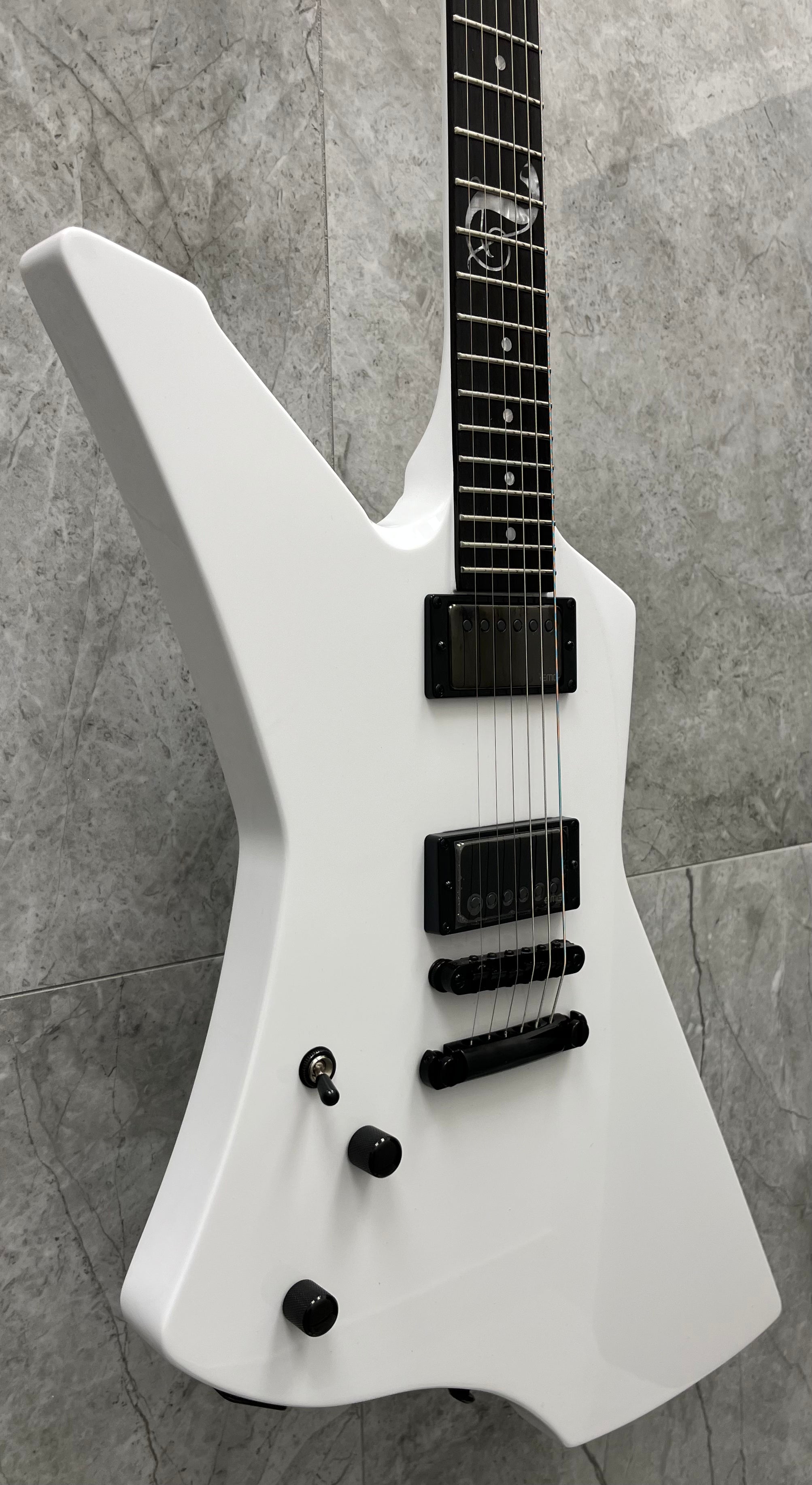 ESP LTD LEFTY Snakebyte James Hetfield Signature Series Electric Guitar Left Handed Snow White LSNAKEBYTESWLH SERIAL NUMBER W24040020 - 7.6 LBS