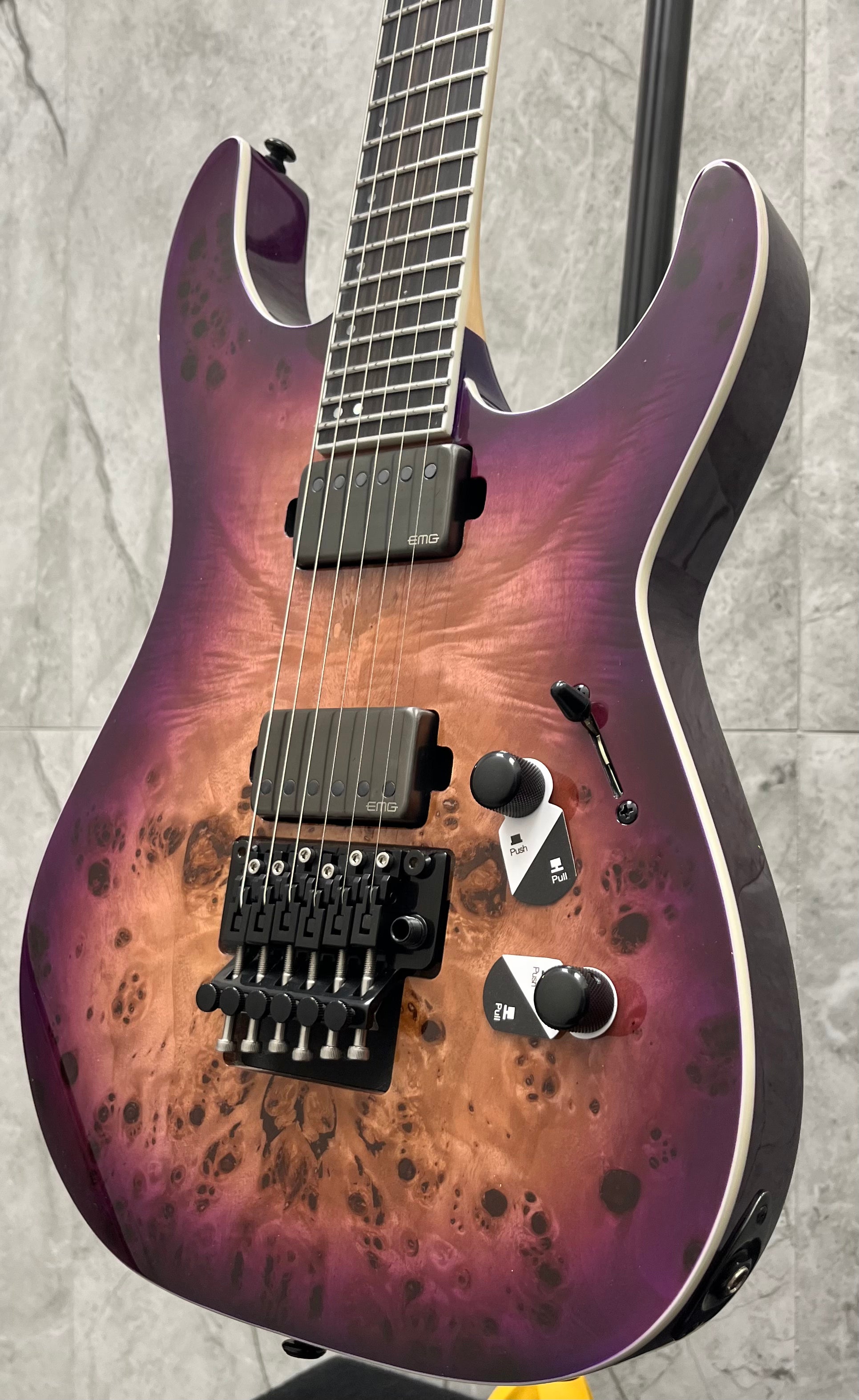 ESP LTD M-1000 M1000 IN PURPLE NATURAL BURST LM1000BPPRNB